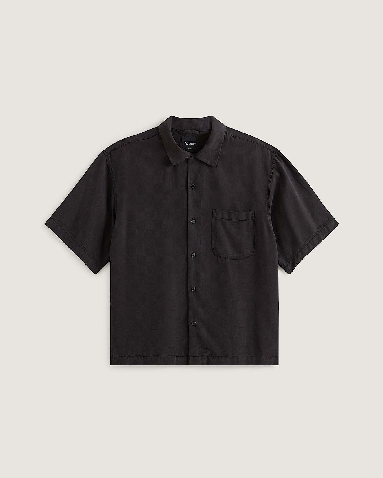 Camiseta Van Doren Check Camp VANS Negro HERO