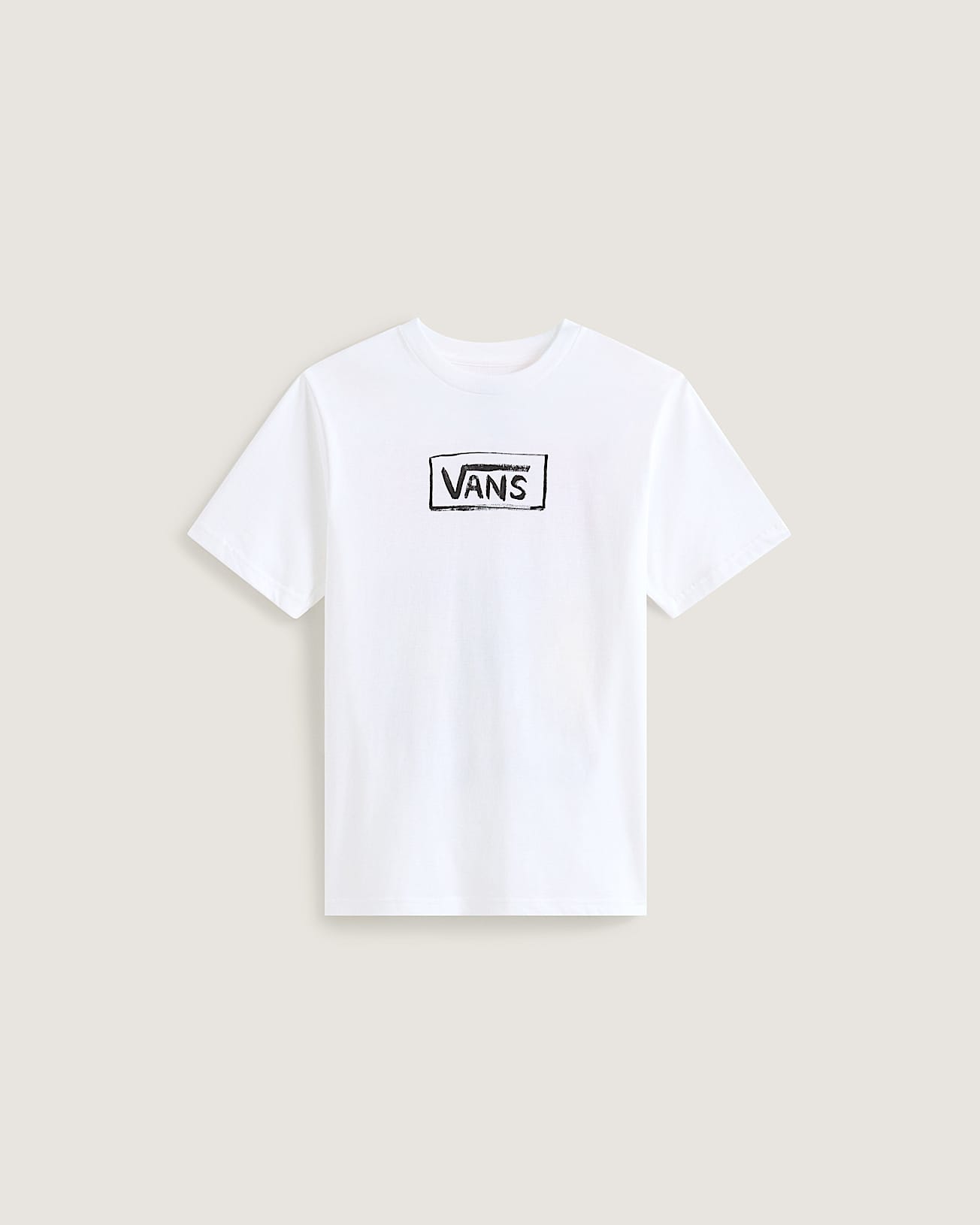 Tshirt Vans On Canvas Enfant 814 ans VANS Blanc HERO