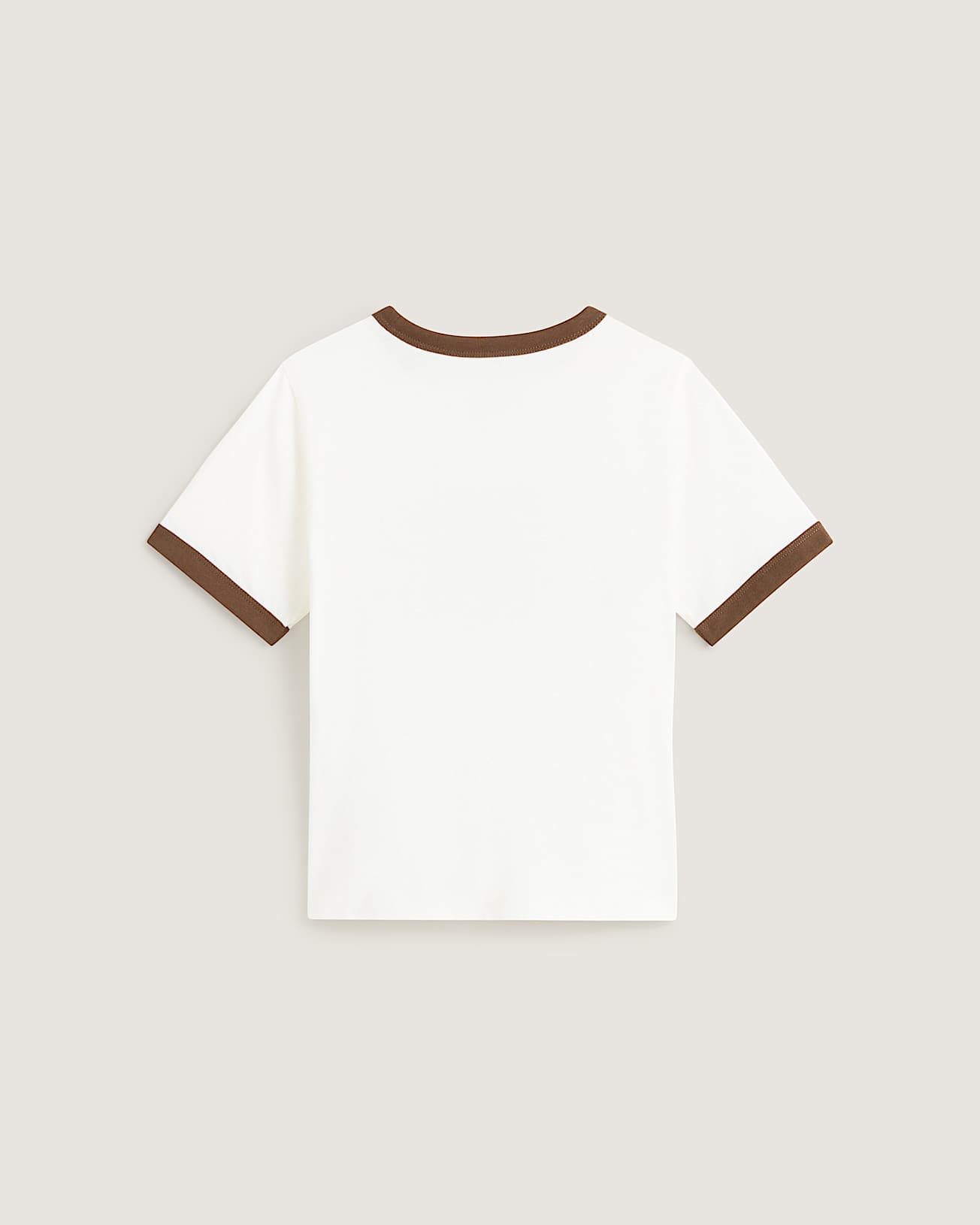 Tshirt Center Chest Ringer VANS Blanc ALT1