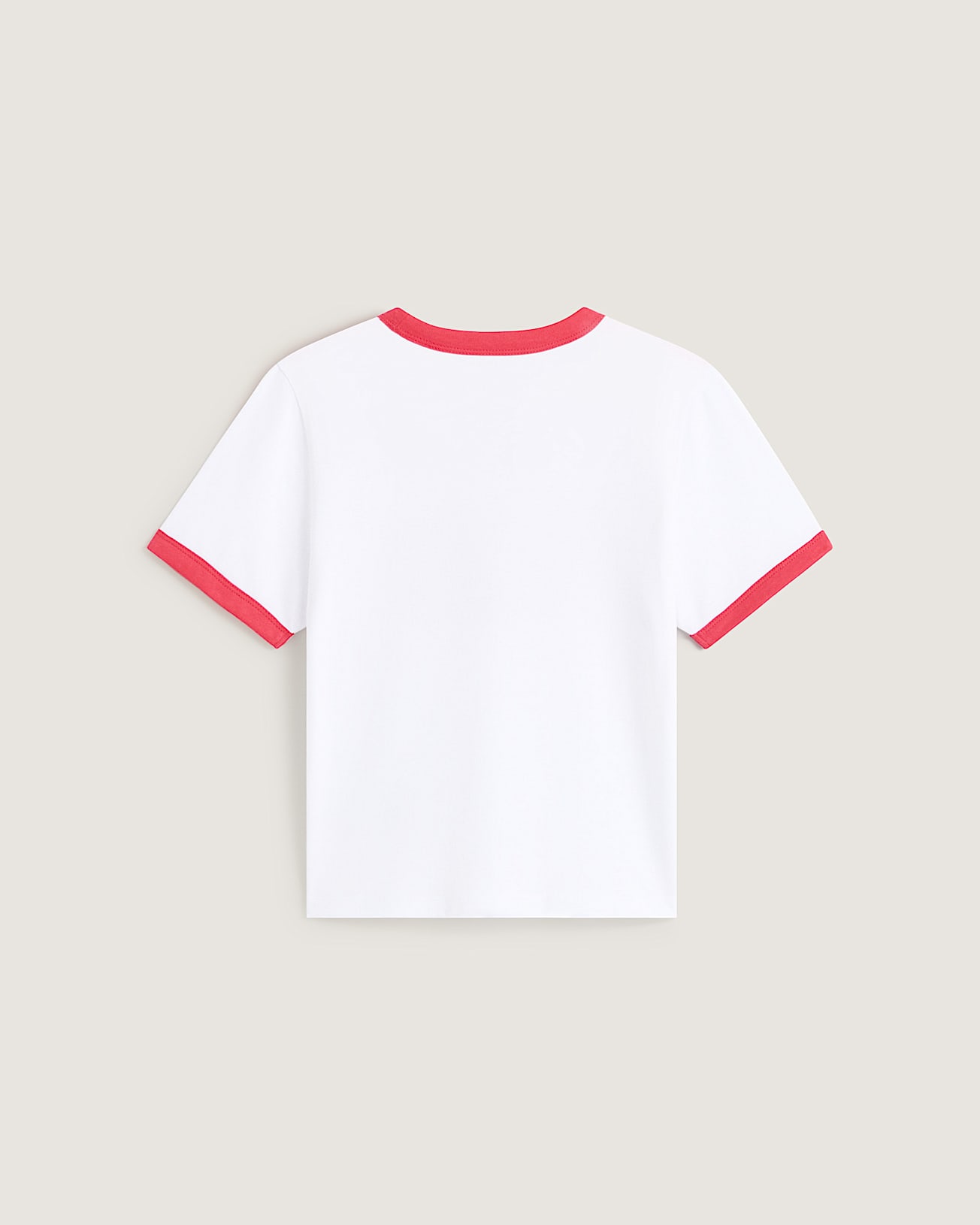 W CENTER CHEST RINGER TEE White VANS Blanco ALT1