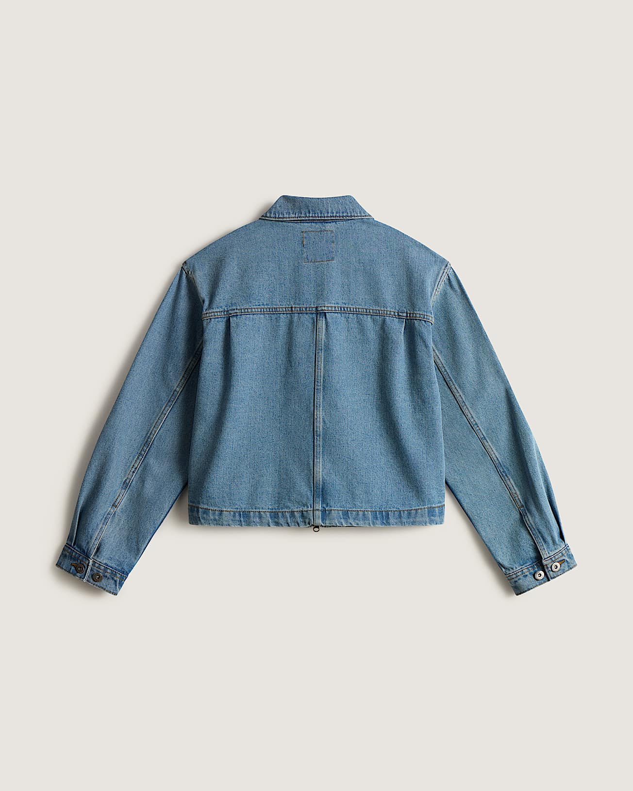 Emily Boxy Work Wear Jacket VANS Blue ALT1