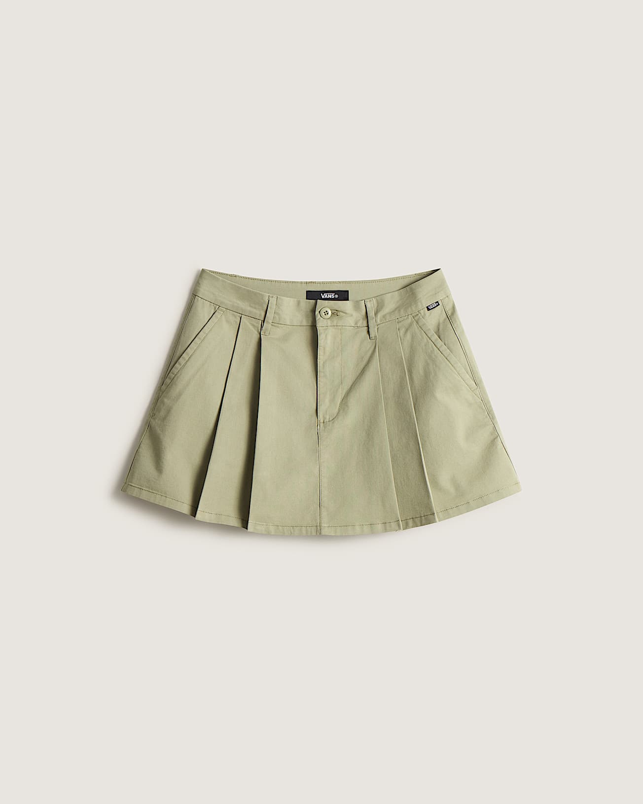 Authentic Chino Mini Skirt Soft Sage VANS Beis HERO