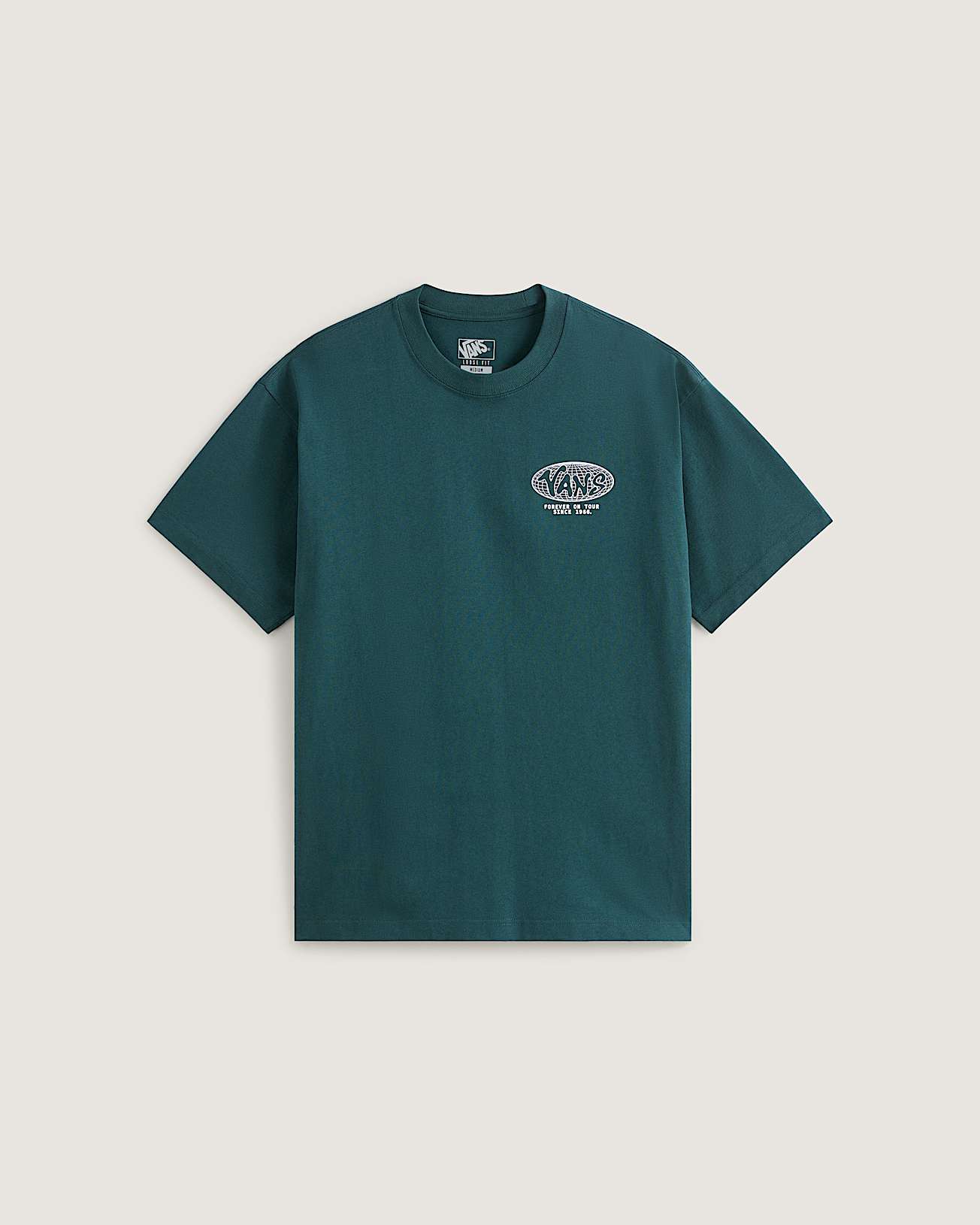 WORLD TOUR LOOSE SS TEE Mystic Moss VANS Verde HERO