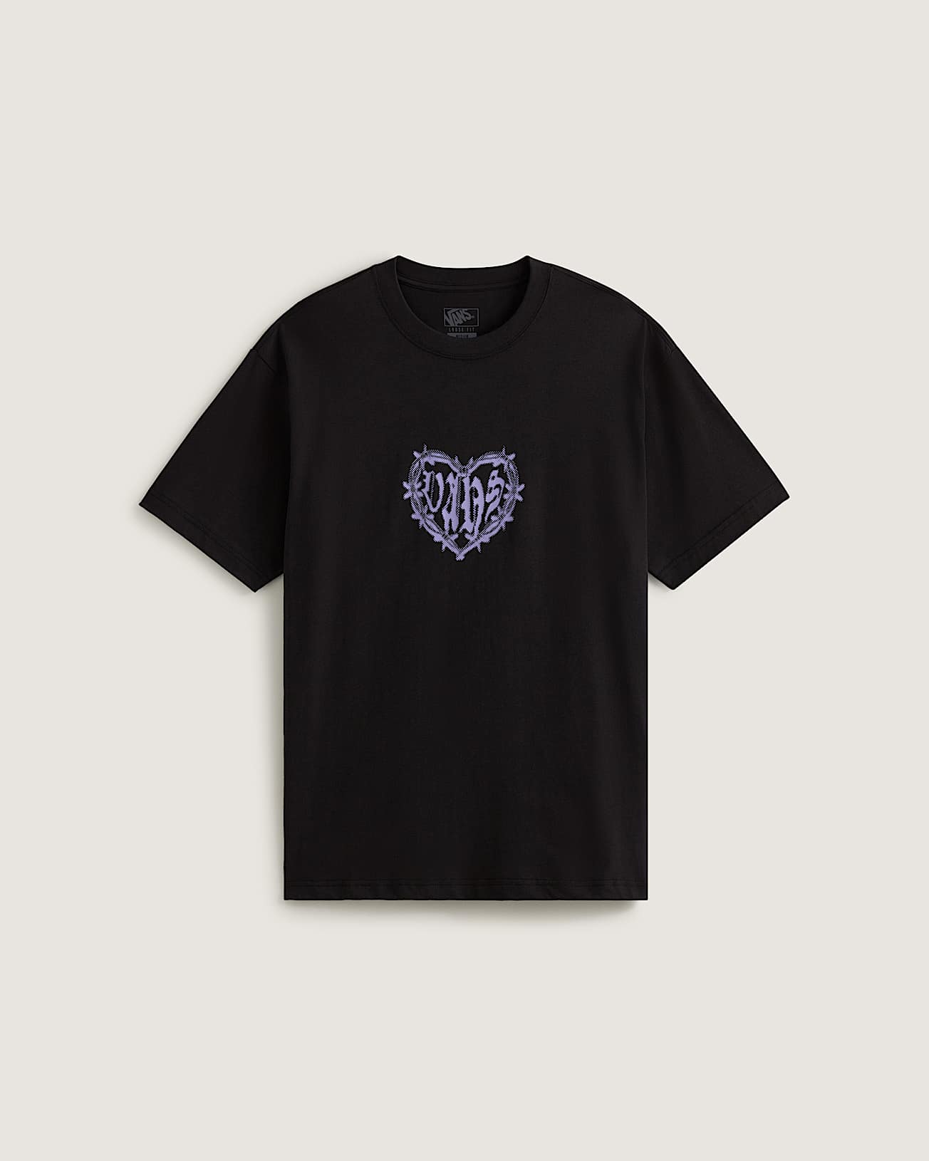 Barbed Heart Loose TShirt VANS Black HERO