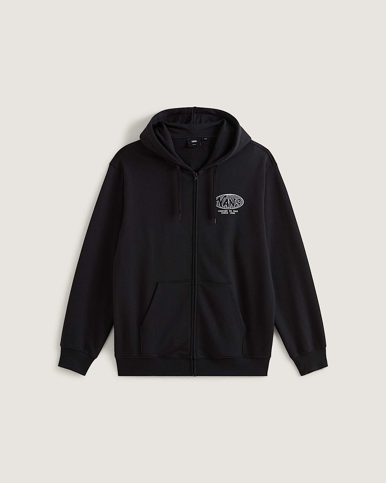 Felpa con cappuccio e zip World Tour Loose VANS Nero HERO