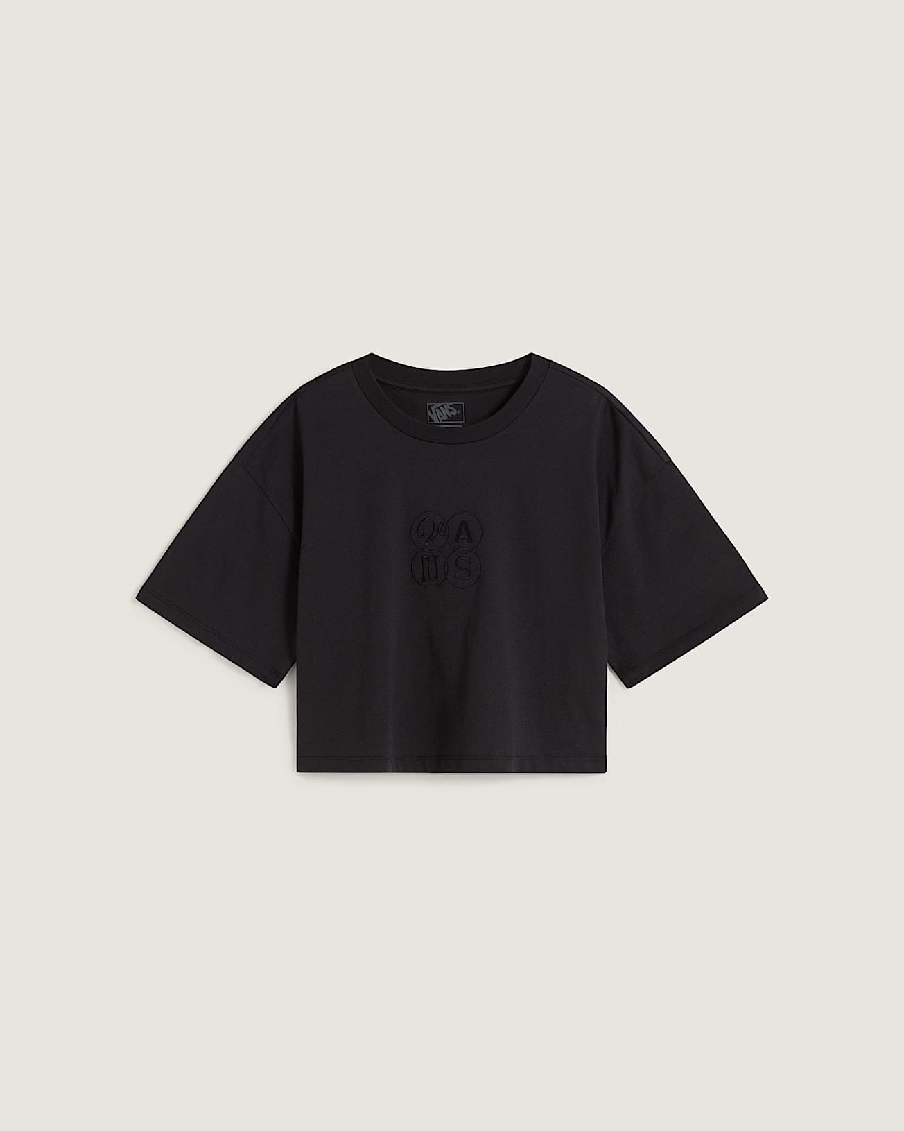 Ellipse Relax Crop TShirt VANS Schwarz HERO