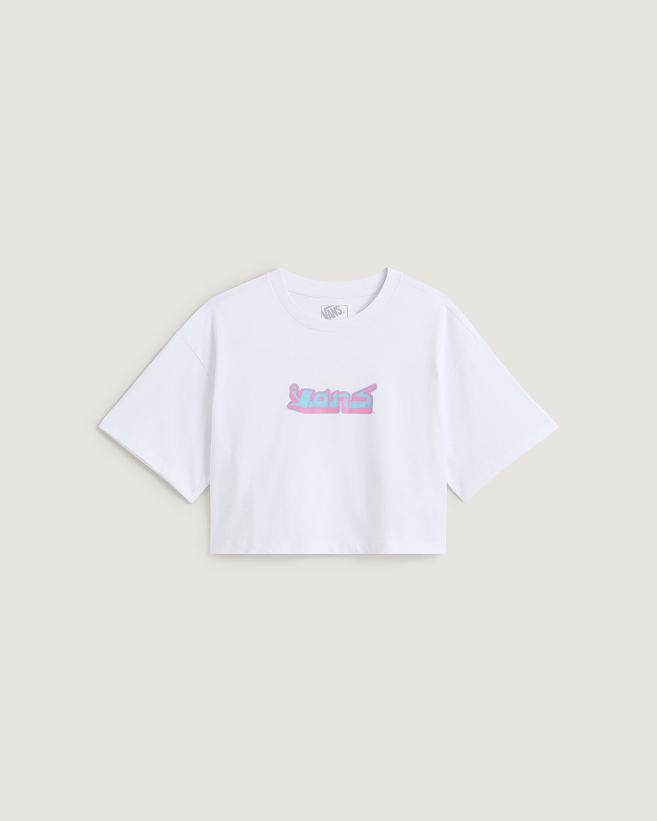 Y2K Boho Relax Crop TShirt VANS Wei HERO