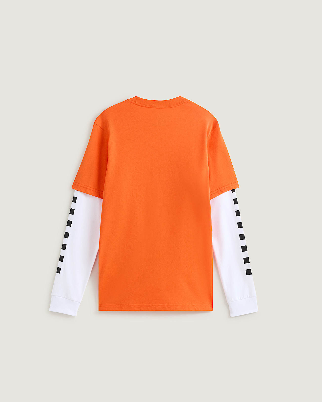 Twofer LangarmTShirt 814 Jahre mit CheckDetails VANS Orange ALT1