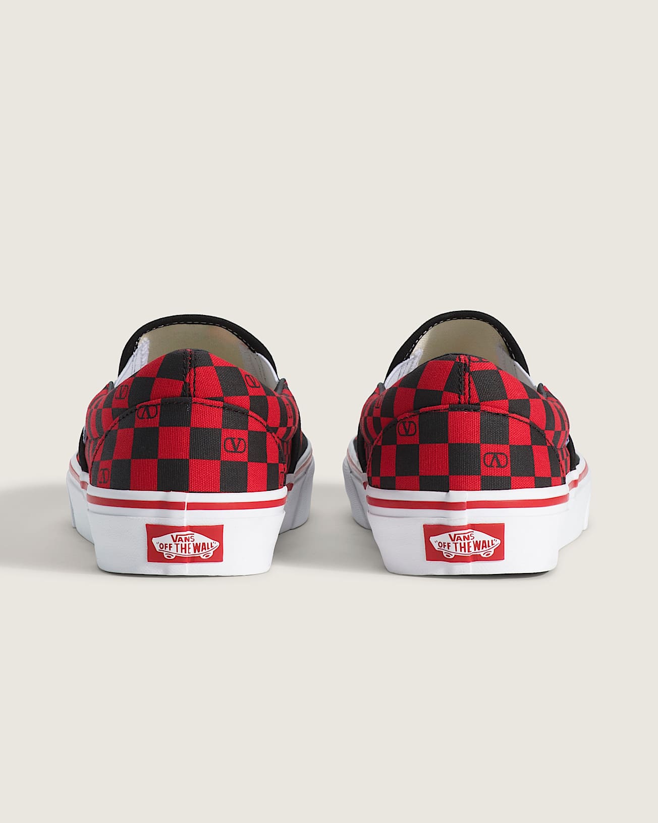Scarpe Classic SlipOn Checkerboard Valentino Garavani e Vans VANS Rosso ALT3