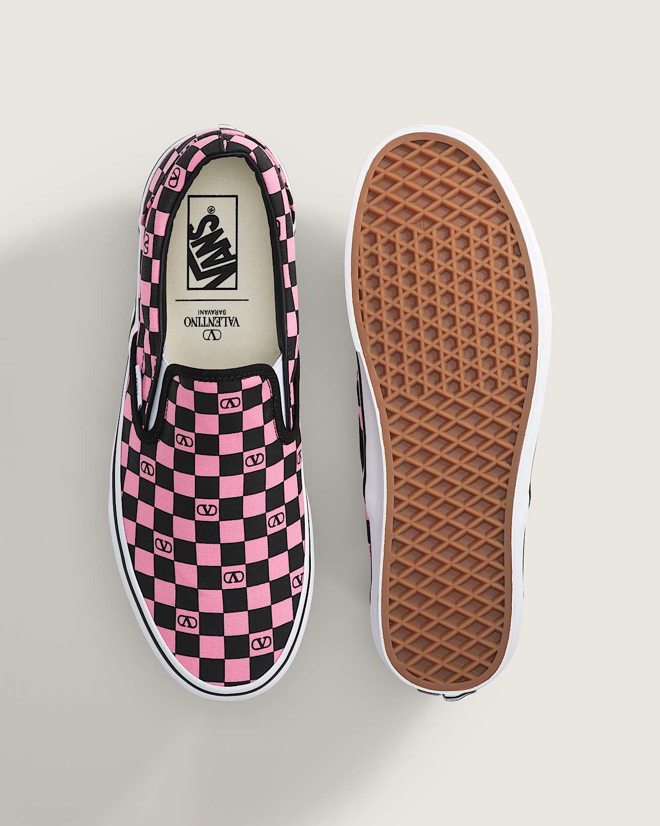 Scarpe Classic SlipOn Checkerboard Valentino Garavani e Vans VANS Rosa ALT2