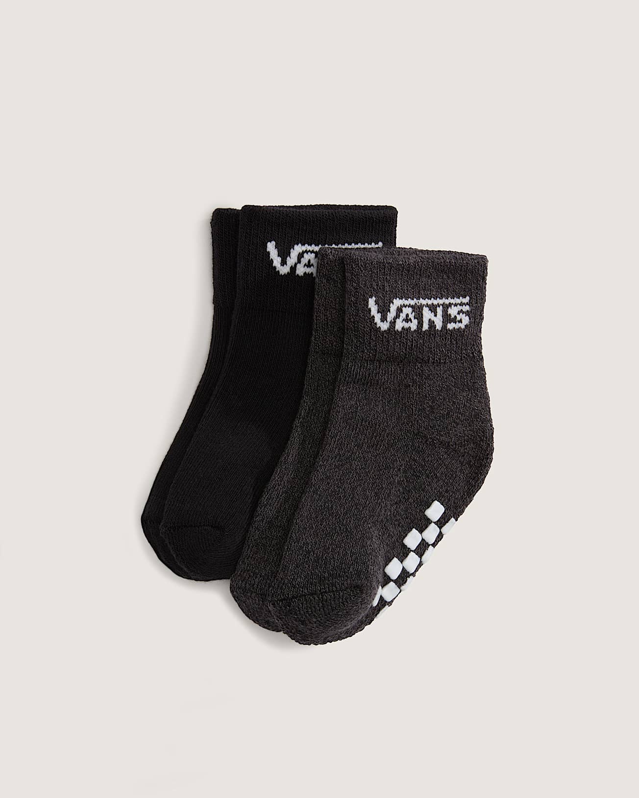 Kleinkinder Classic Crew Socken 2 Paar VANS Schwarz HERO