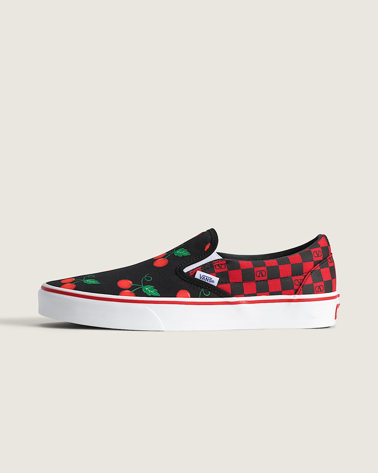 Scarpe Classic SlipOn Checkerboard Valentino Garavani e Vans VANS Rosso HERO