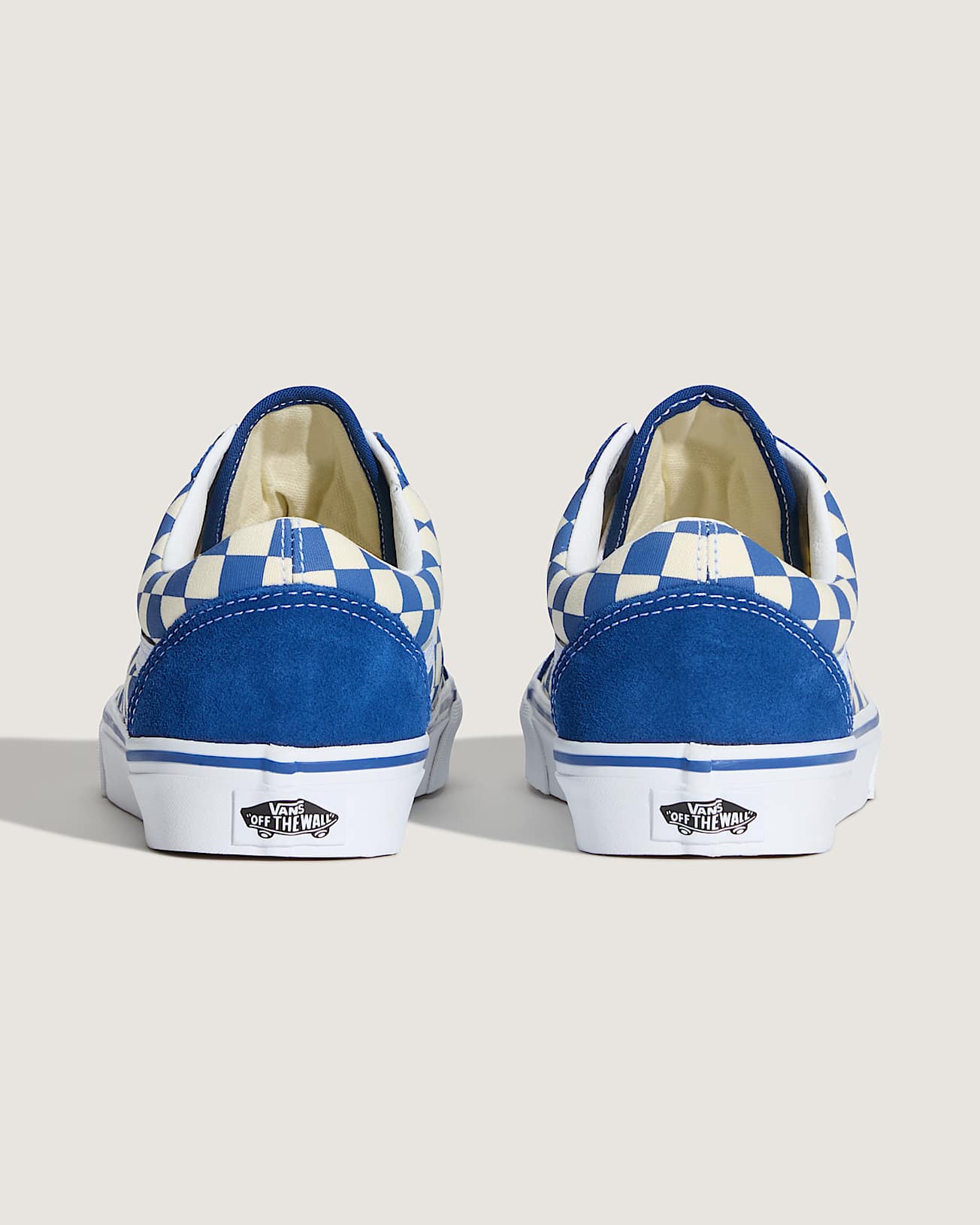 Old Skool Checkerboard Schuhe VANS Blau ALT3