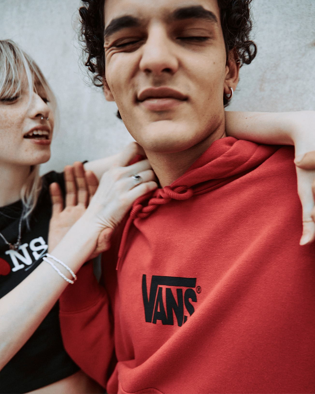 Stretch Logo Pullover Crimson Haze - 3