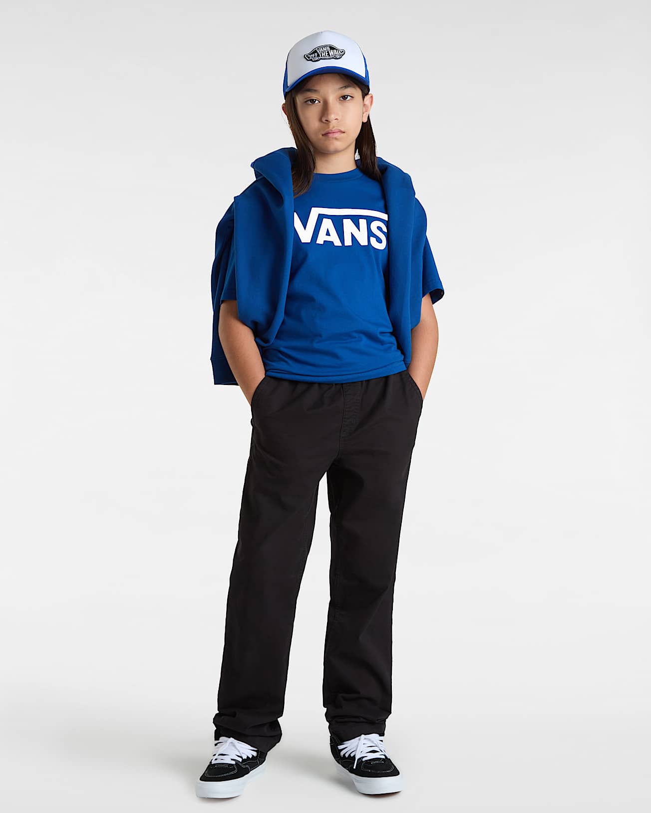 Tshirt Vans Enfant 814 ans VANS Bleu ALT4