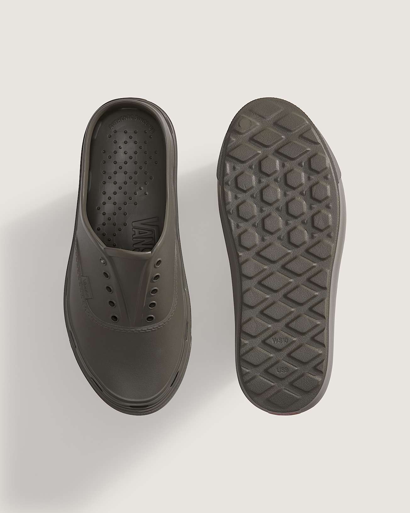 Mules Authentic en mousse VANS Marron ALT2