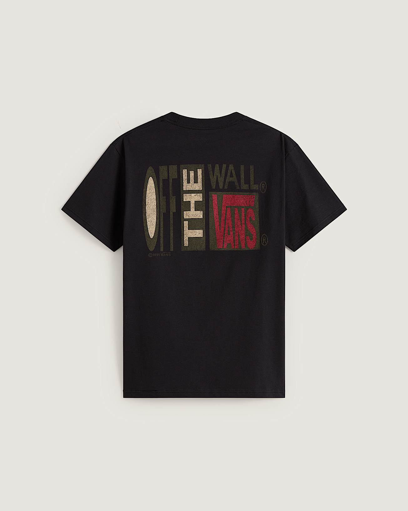 Stretch Stack Crackle TShirt VANS Black ALT1