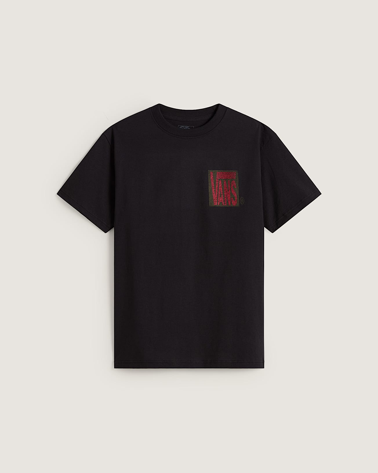 Stretch Stack Crackle TShirt VANS Black HERO