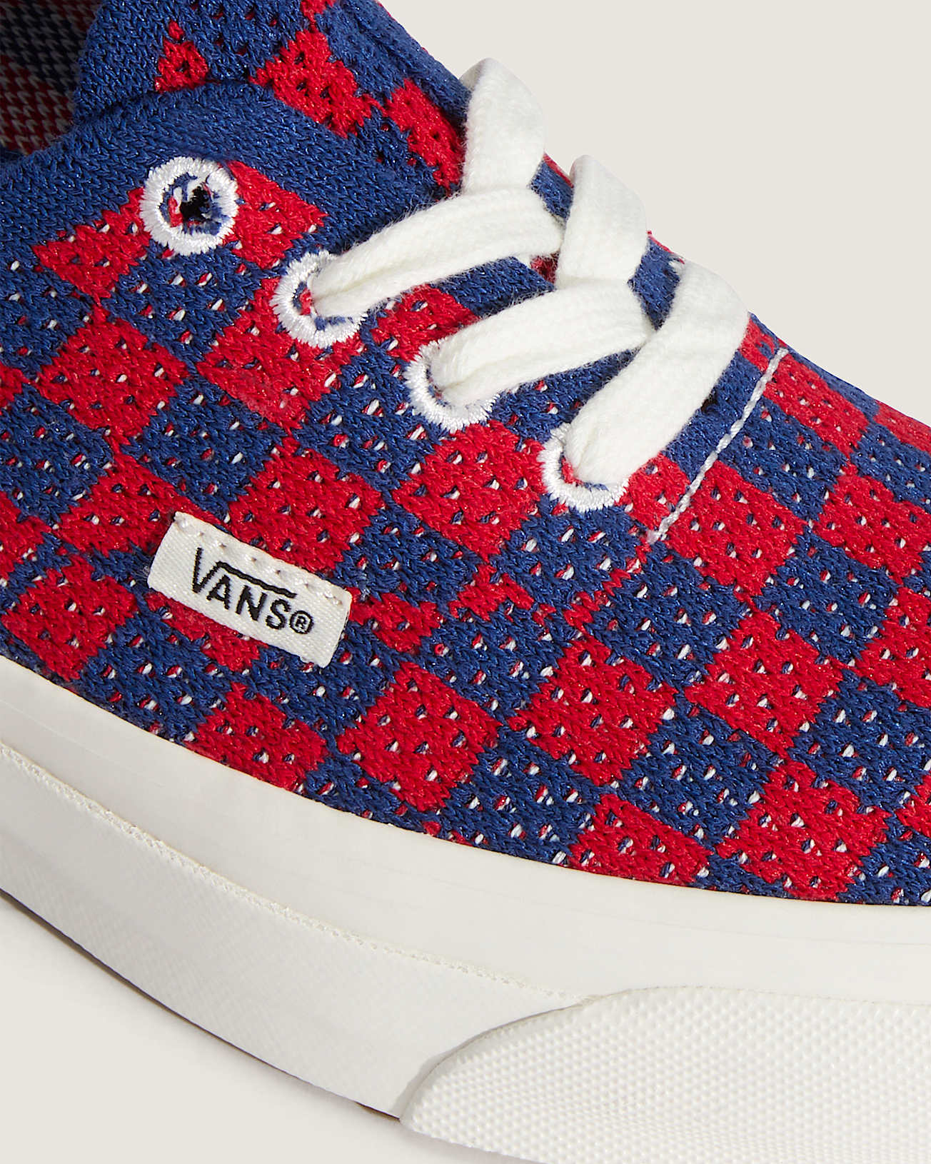 Premium Authentic Checkerboard Shoes VANS Red ALT6