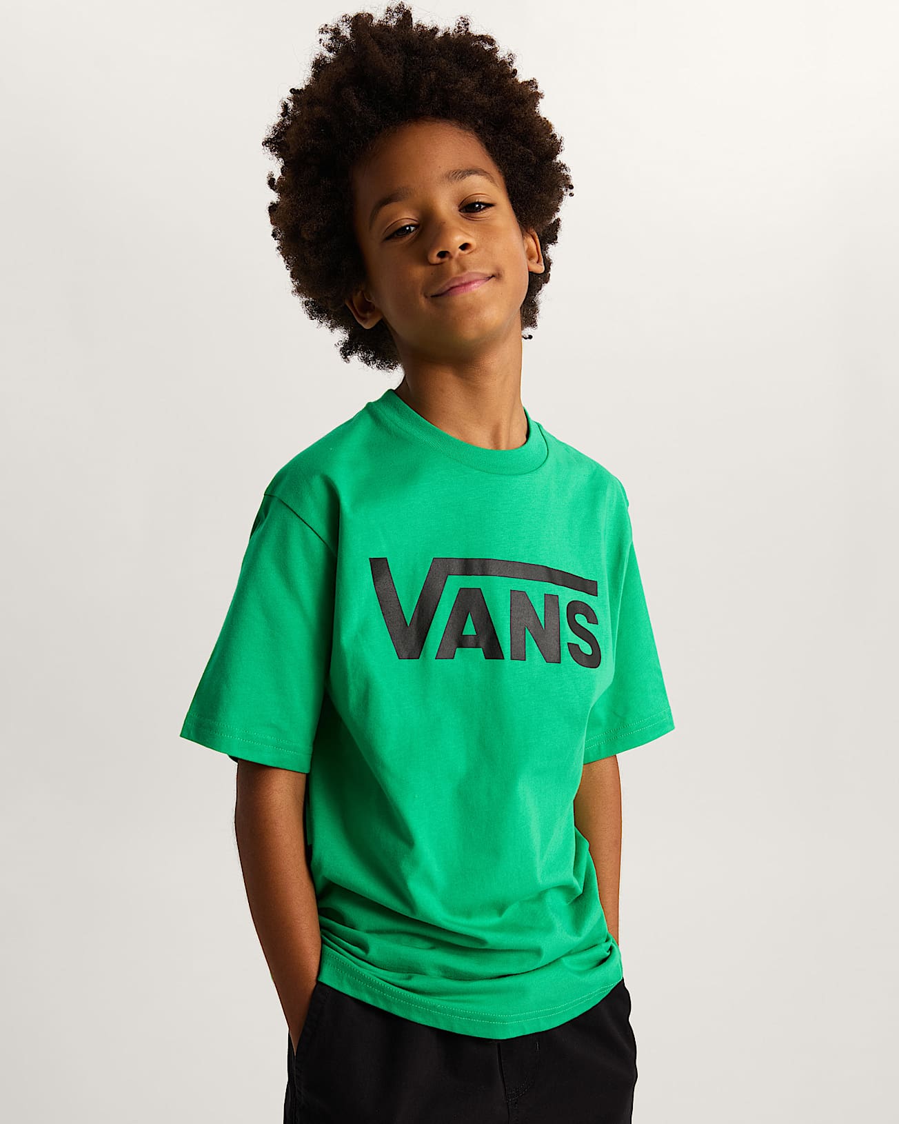 Kids Vans Classic TShirt 814 Years VANS Green ALT2