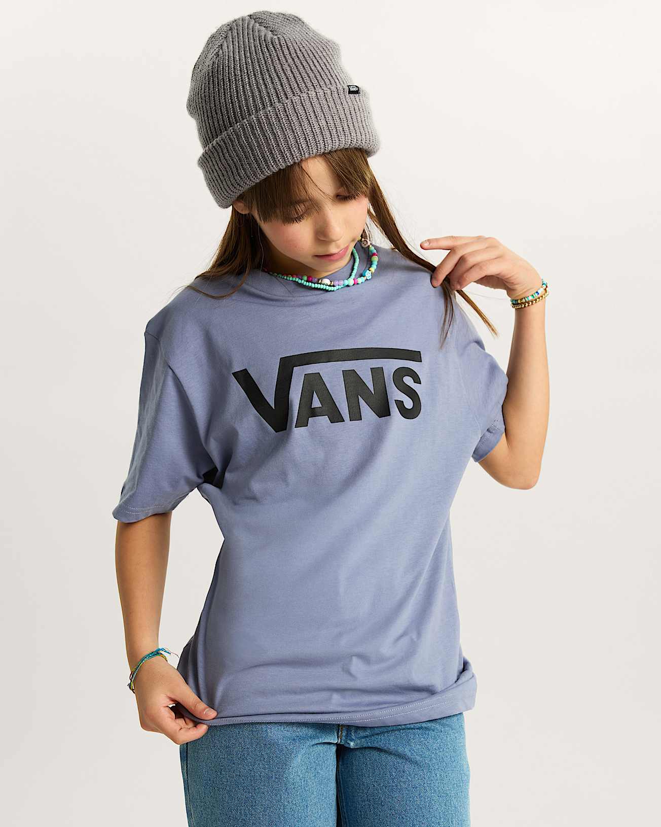 Kids Vans Classic TShirt 814 Years VANS Grey ALT5