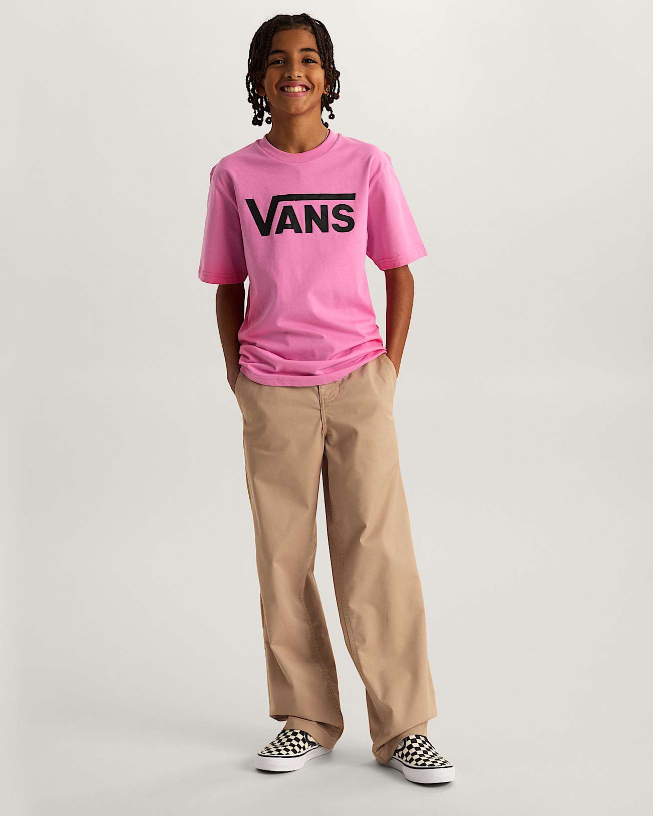 Kinder Vans Classic TShirt 814 Jahre VANS Rosa ALT4