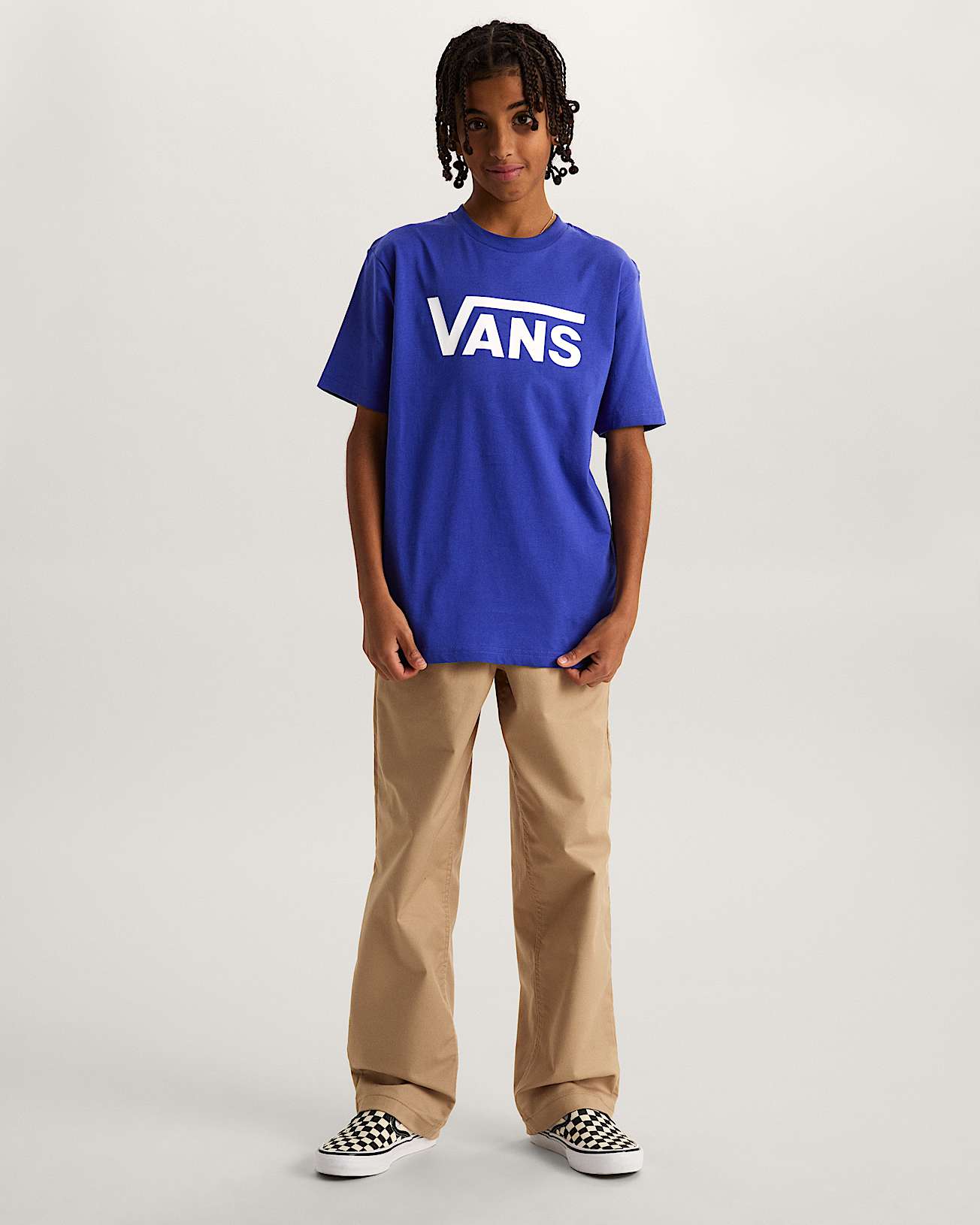 Kids Vans Classic TShirt 814 Years VANS Blue ALT4