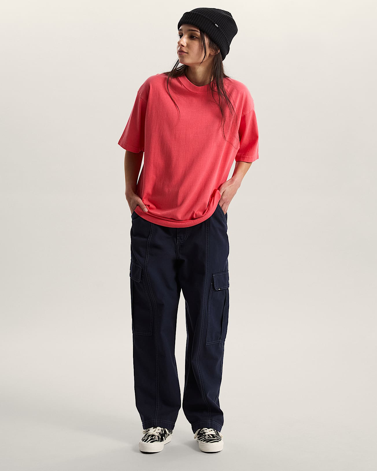 Pantaloni in tela Sidewalk VANS Blu ALT5