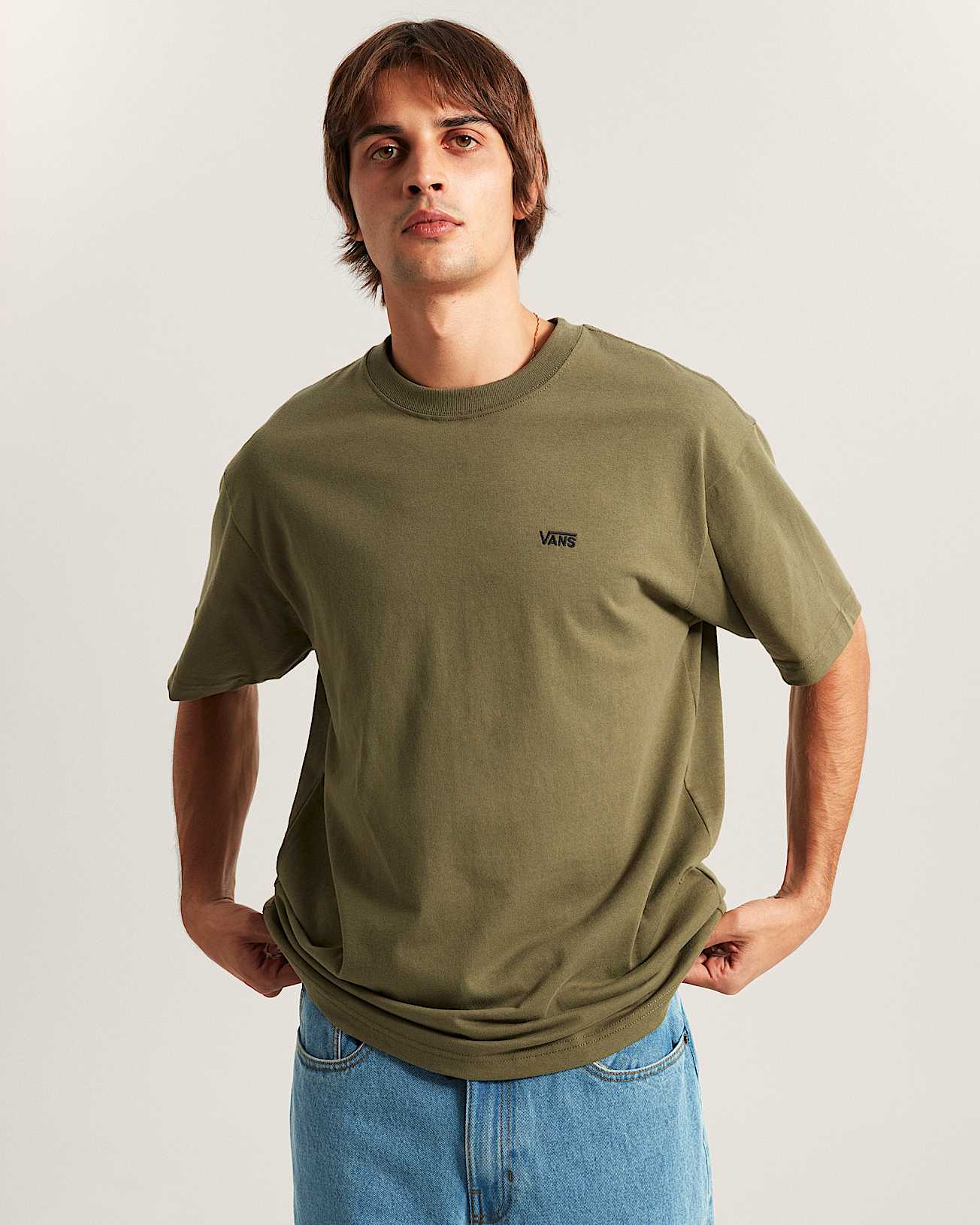 LEFT CHEST II LOOSE TShirt VANS Green ALT2