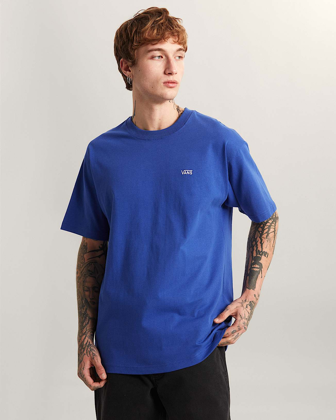 Lockeres TShirt mit Logo auf der linken Brust II VANS Blau ALT2