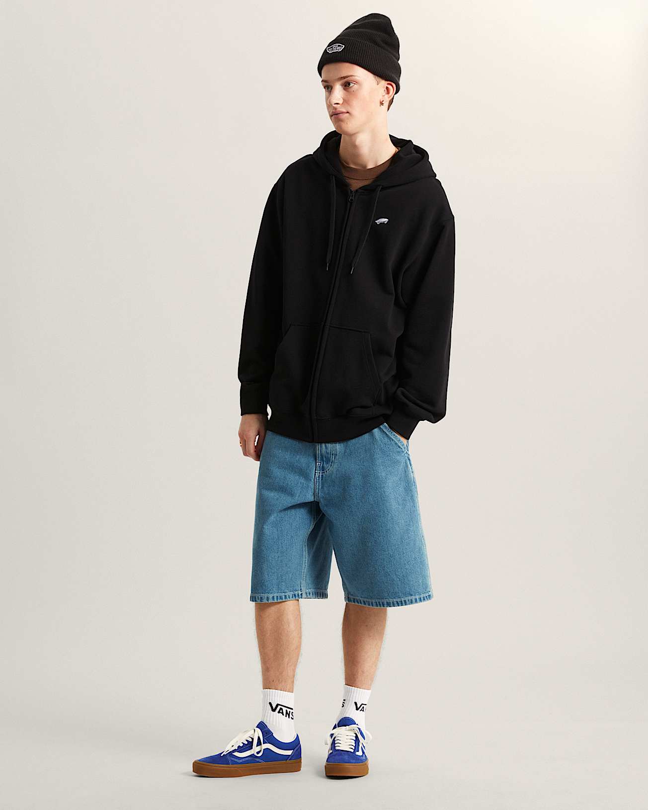 Sweat  capuche zipp Salton VANS Noir ALT5