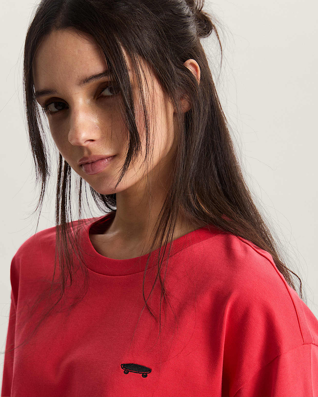 W SALTON RELAX CROP TShirt VANS Pink ALT5