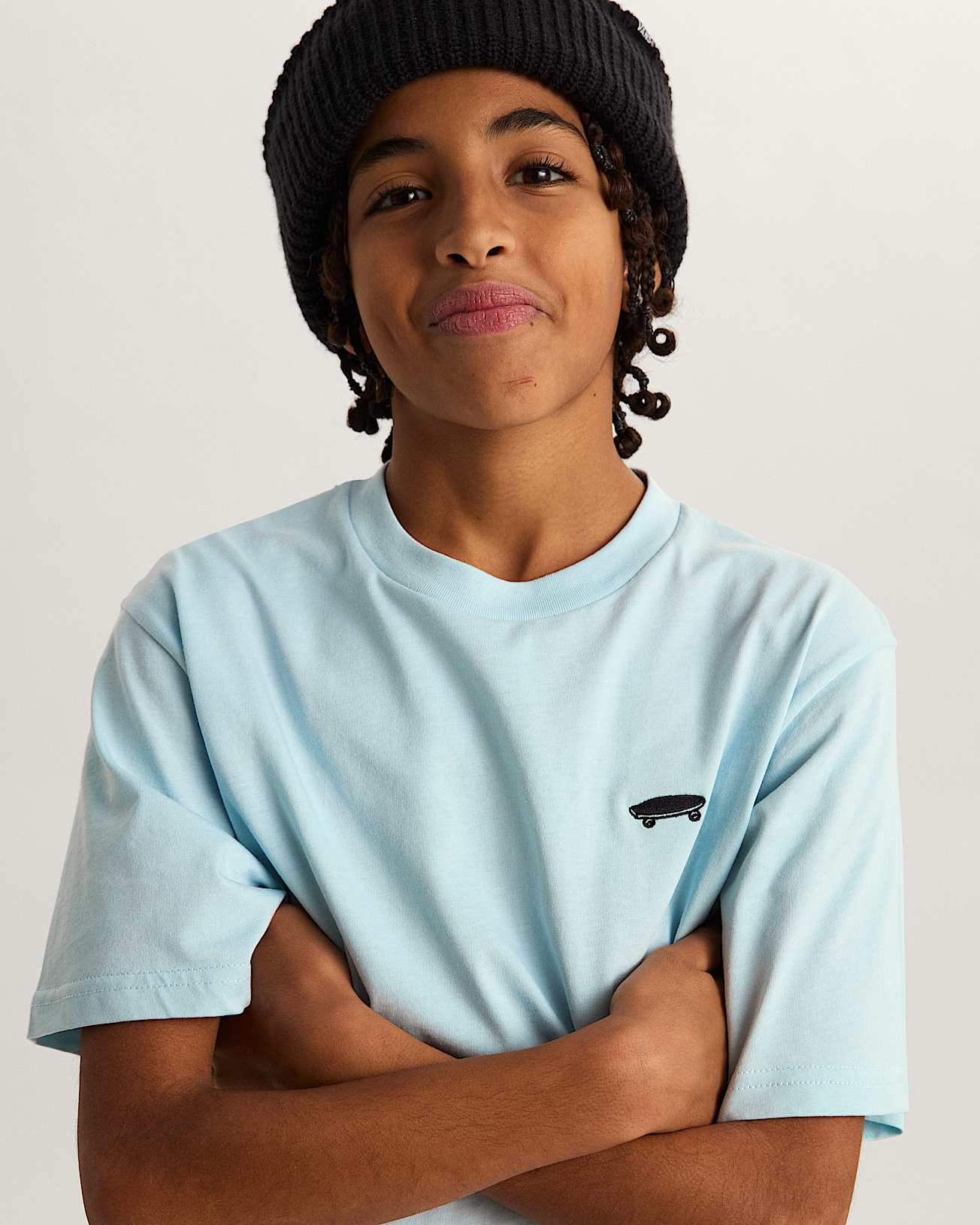 B SALTON SS Dawn Mist VANS Azul ALT5