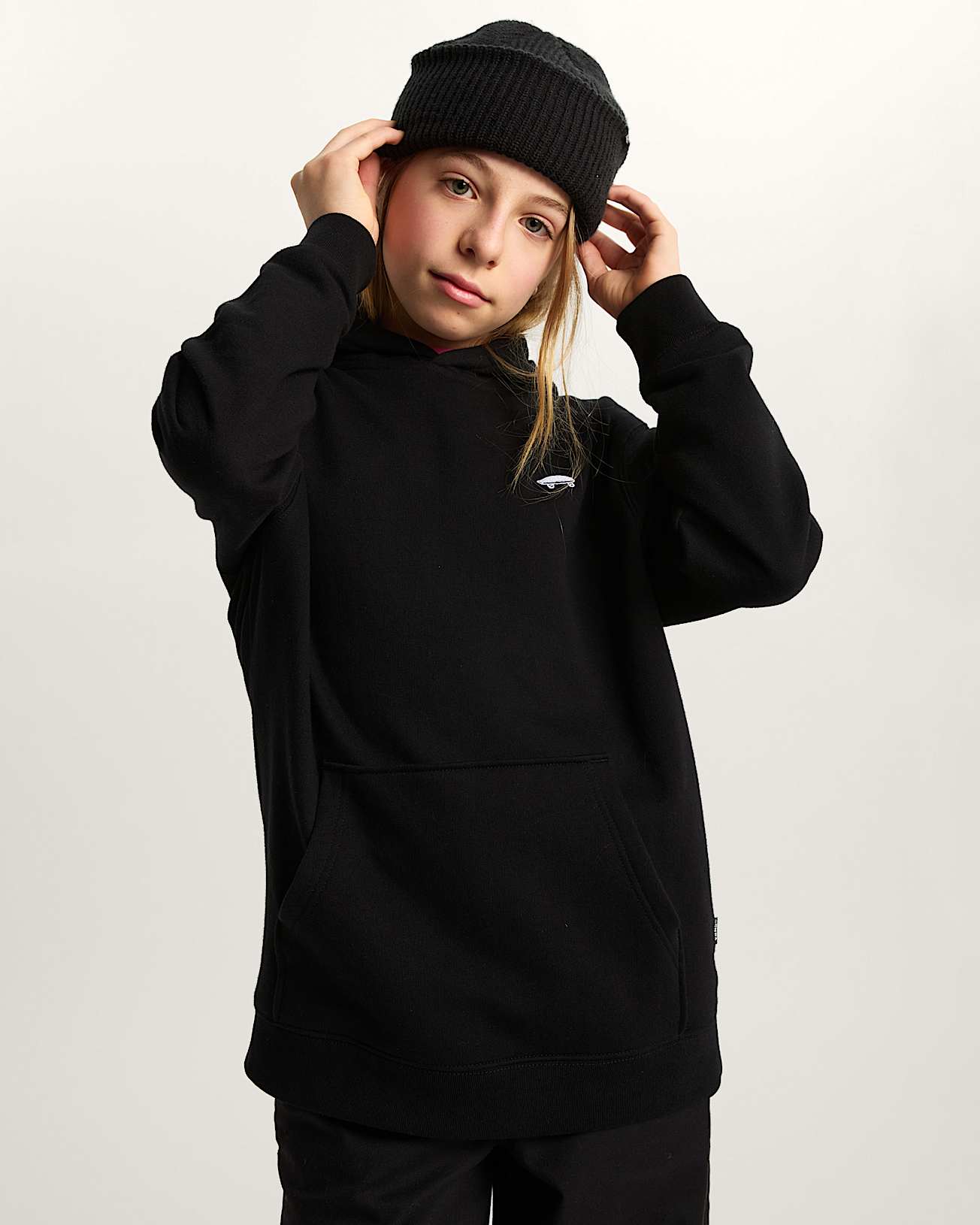 Sweat  capuche Salton Loose Enfant 814 ans VANS Noir ALT5