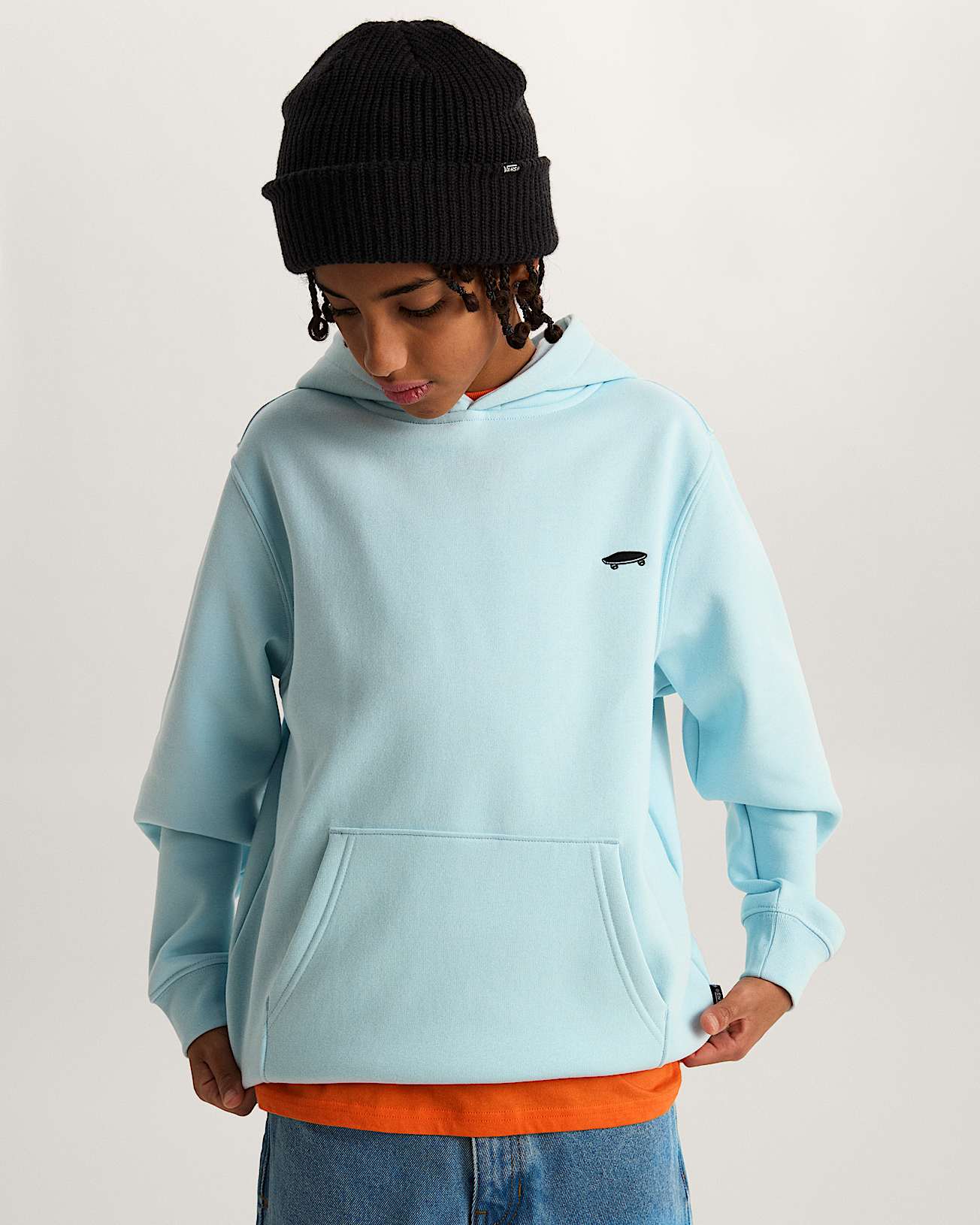 Kinder Salton Loose Hoodie 814 Jahre VANS Blau ALT2