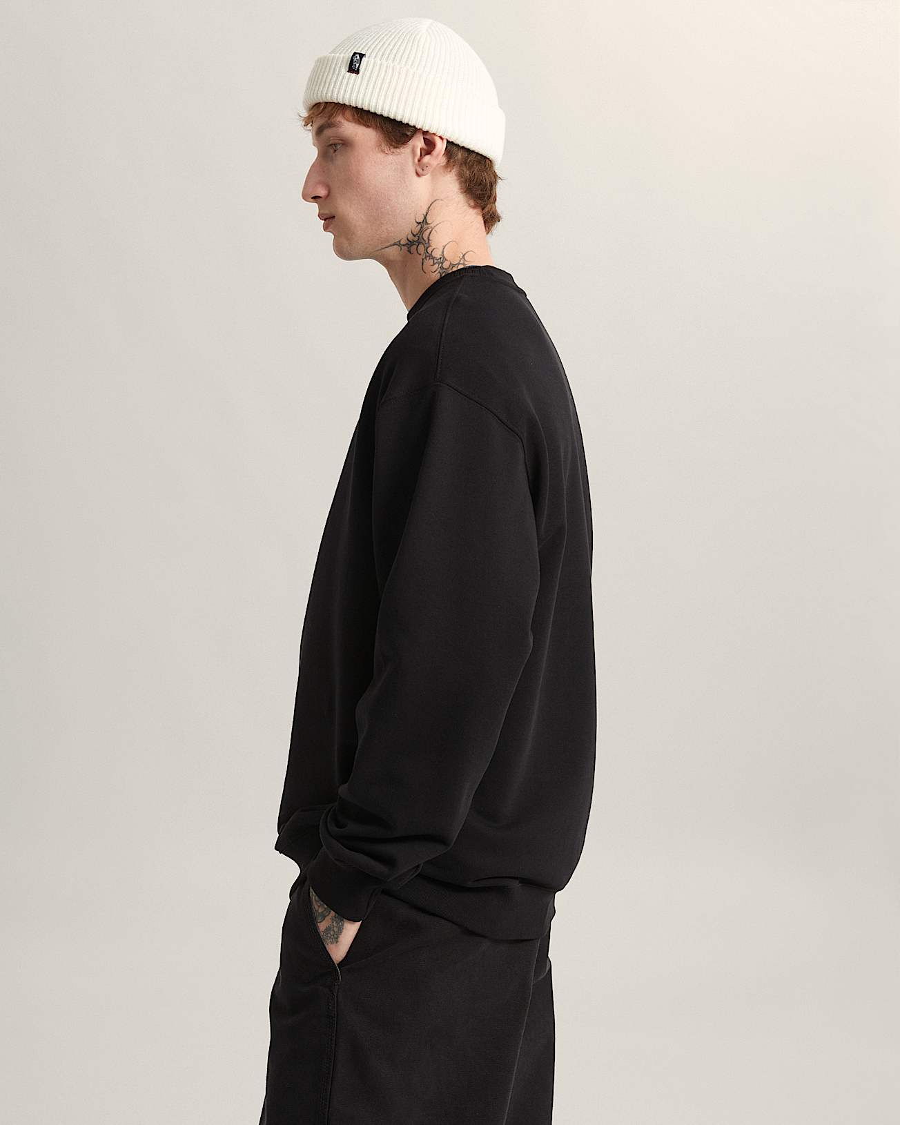 Salton RundhalsSweatshirt VANS Schwarz ALT4