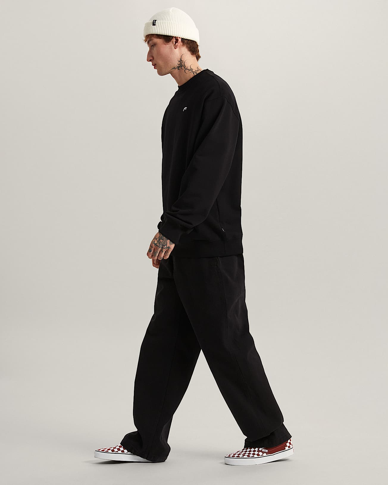 Salton RundhalsSweatshirt VANS Schwarz ALT5