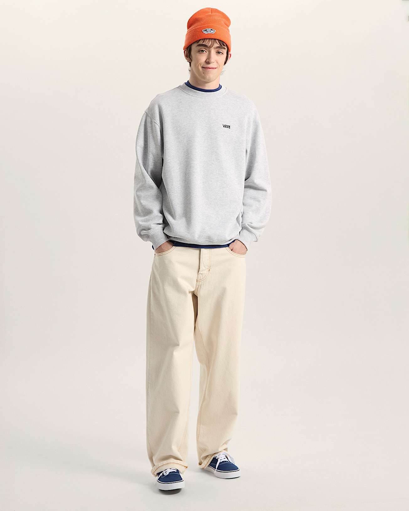 Sweat avec logo sur le ct gauche VANS Gris ALT5