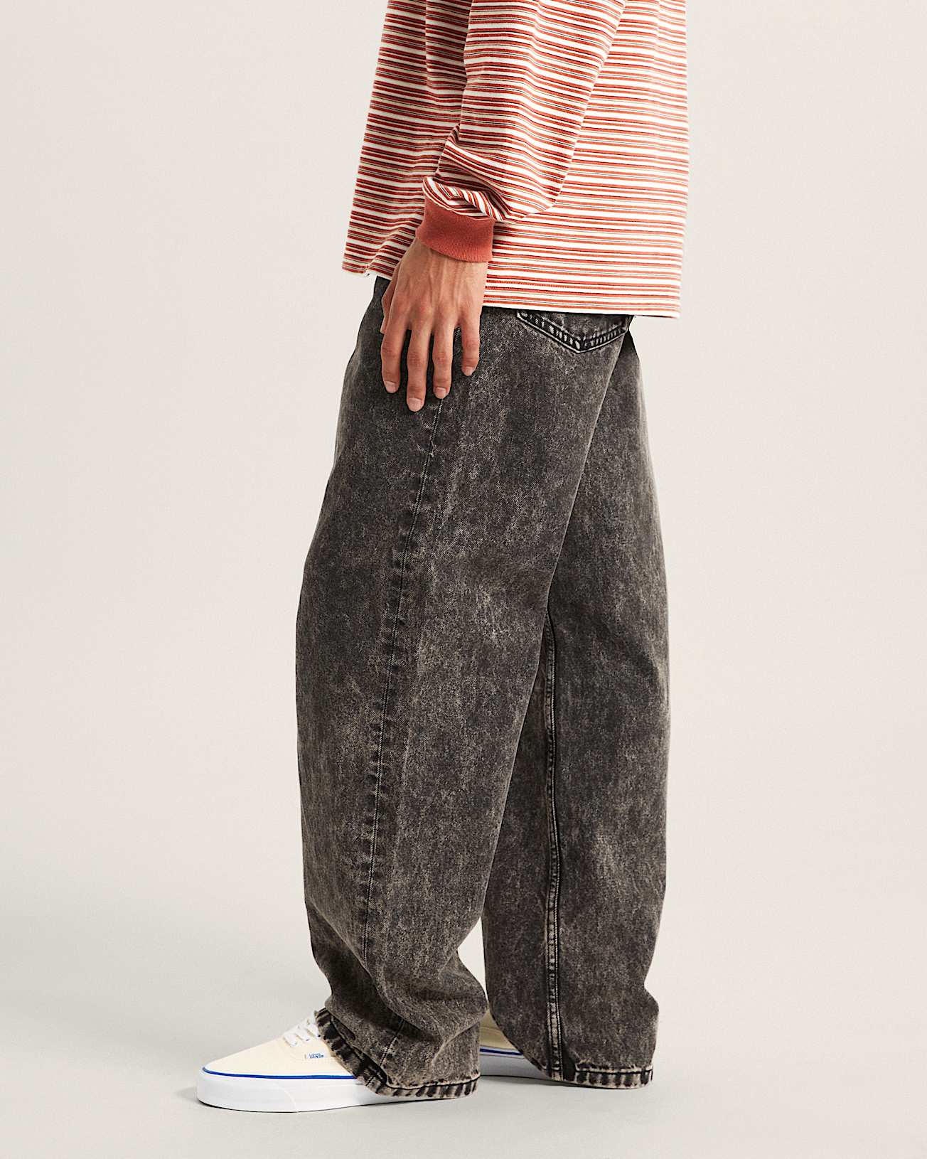 Pantalones vaqueros holgados Check5 VANS Negro ALT4