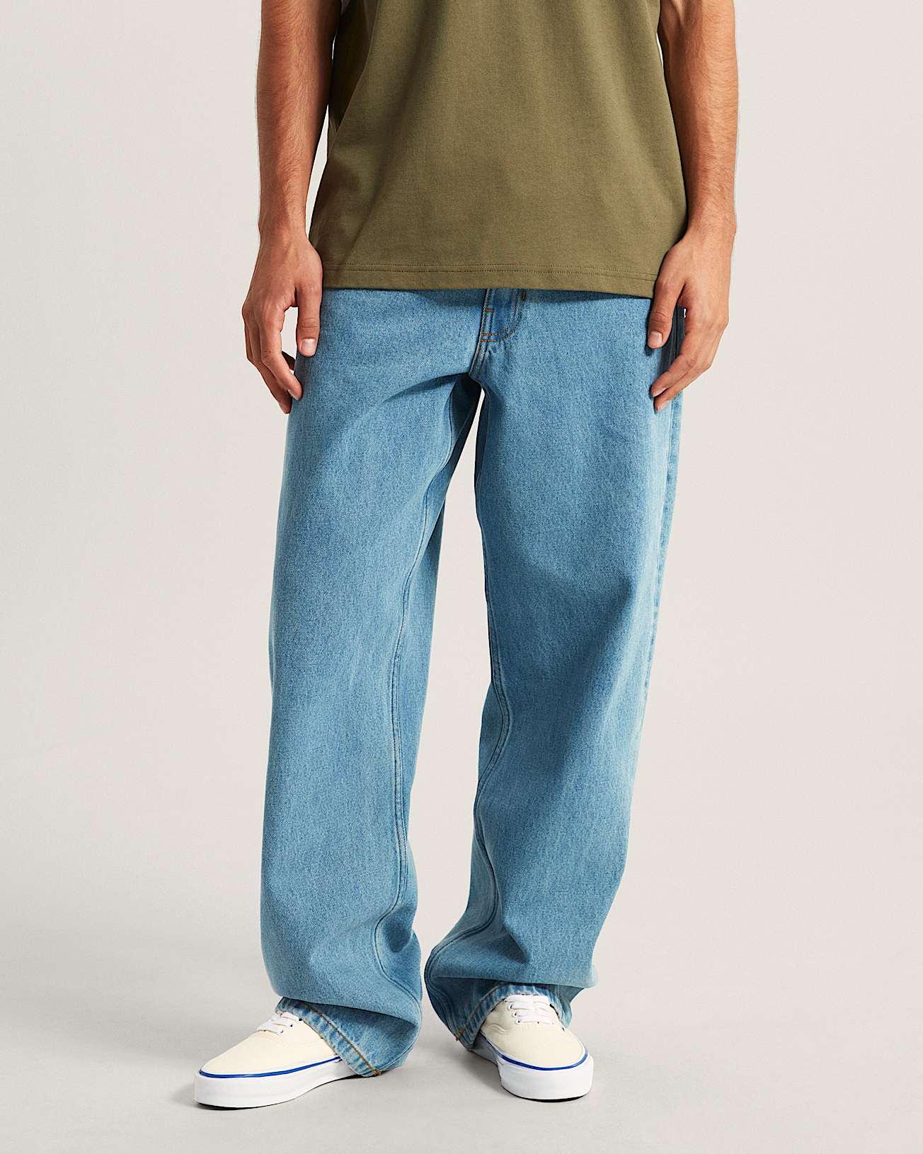 Check5 Loose Denim Trousers VANS Blue ALT2