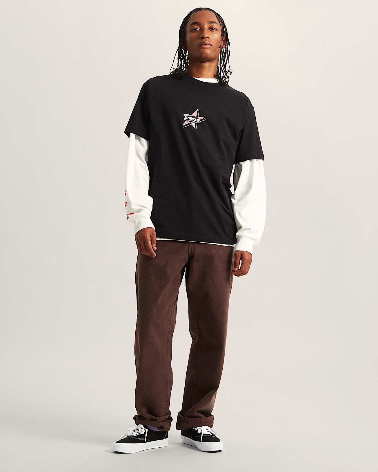 Check5 Loose DenimHose VANS Braun ALT5