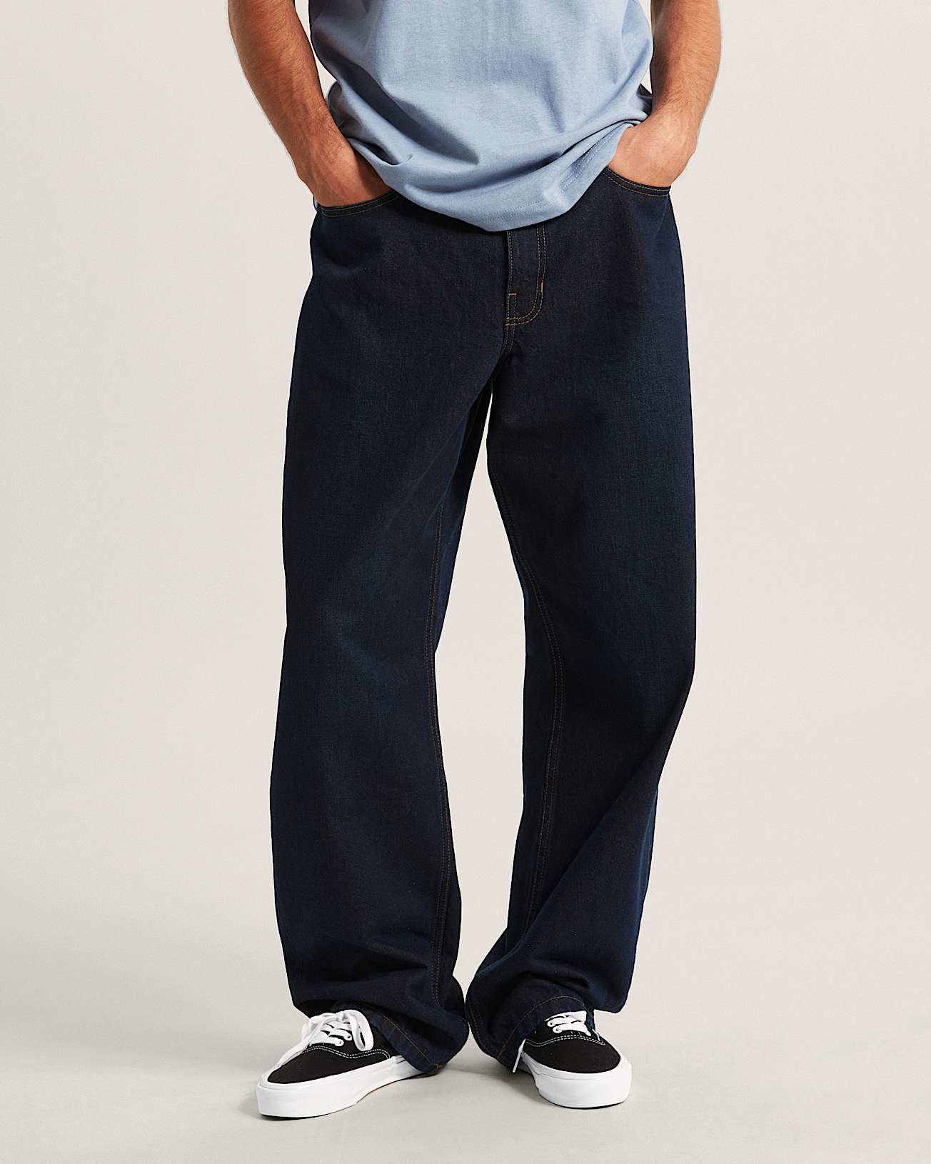 Check5 Loose Denim Trousers VANS Blue ALT2