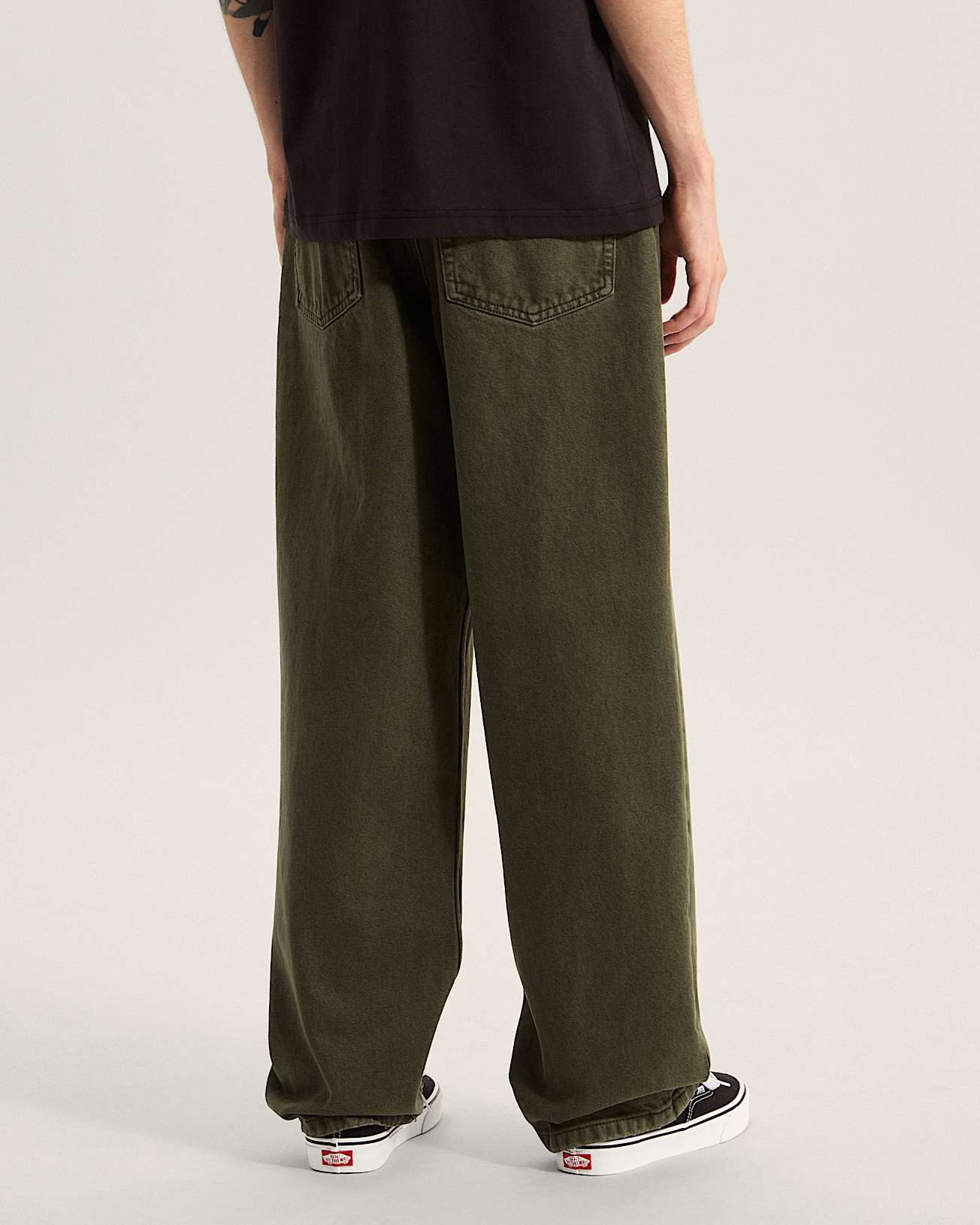 Check5 Loose Denim Pant Mossy Olive VANS Verde ALT3