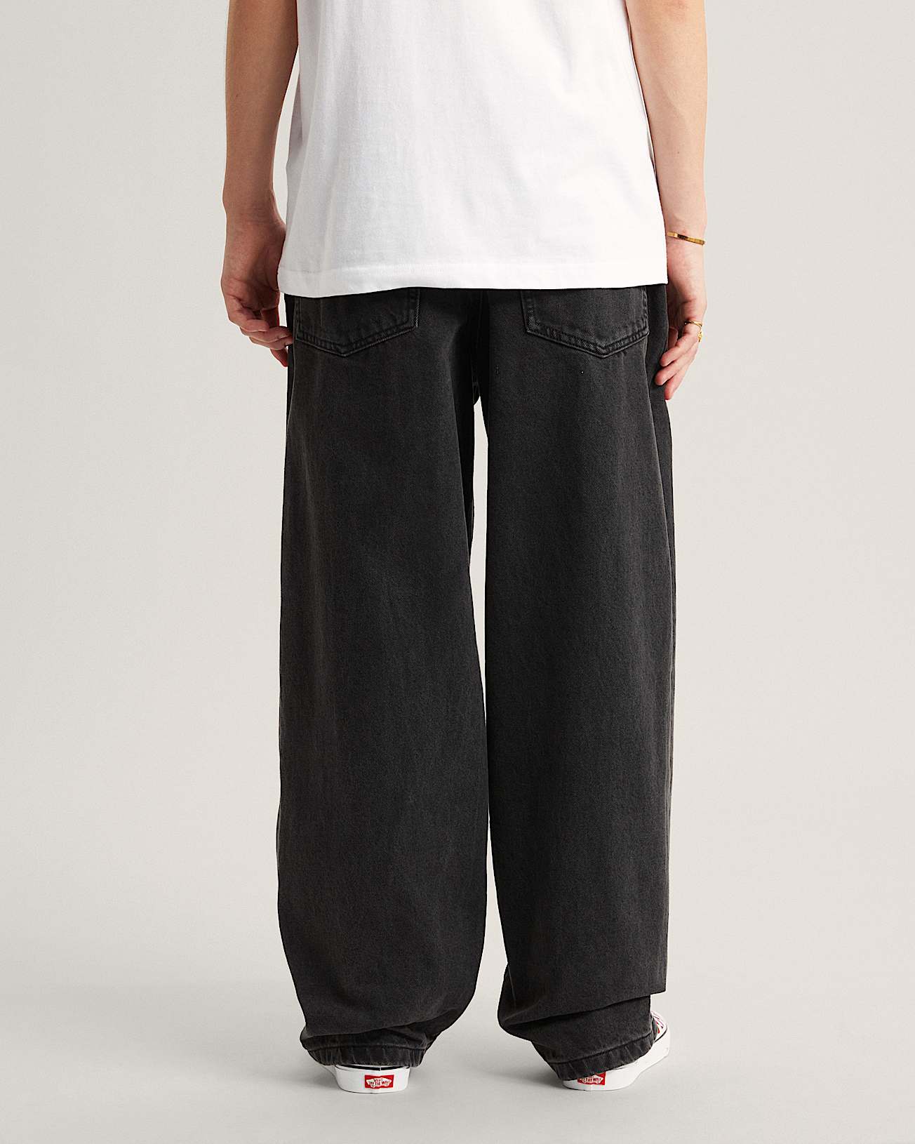 Pantalones largos vaqueros Check5 de tiro cado VANS Negro ALT3