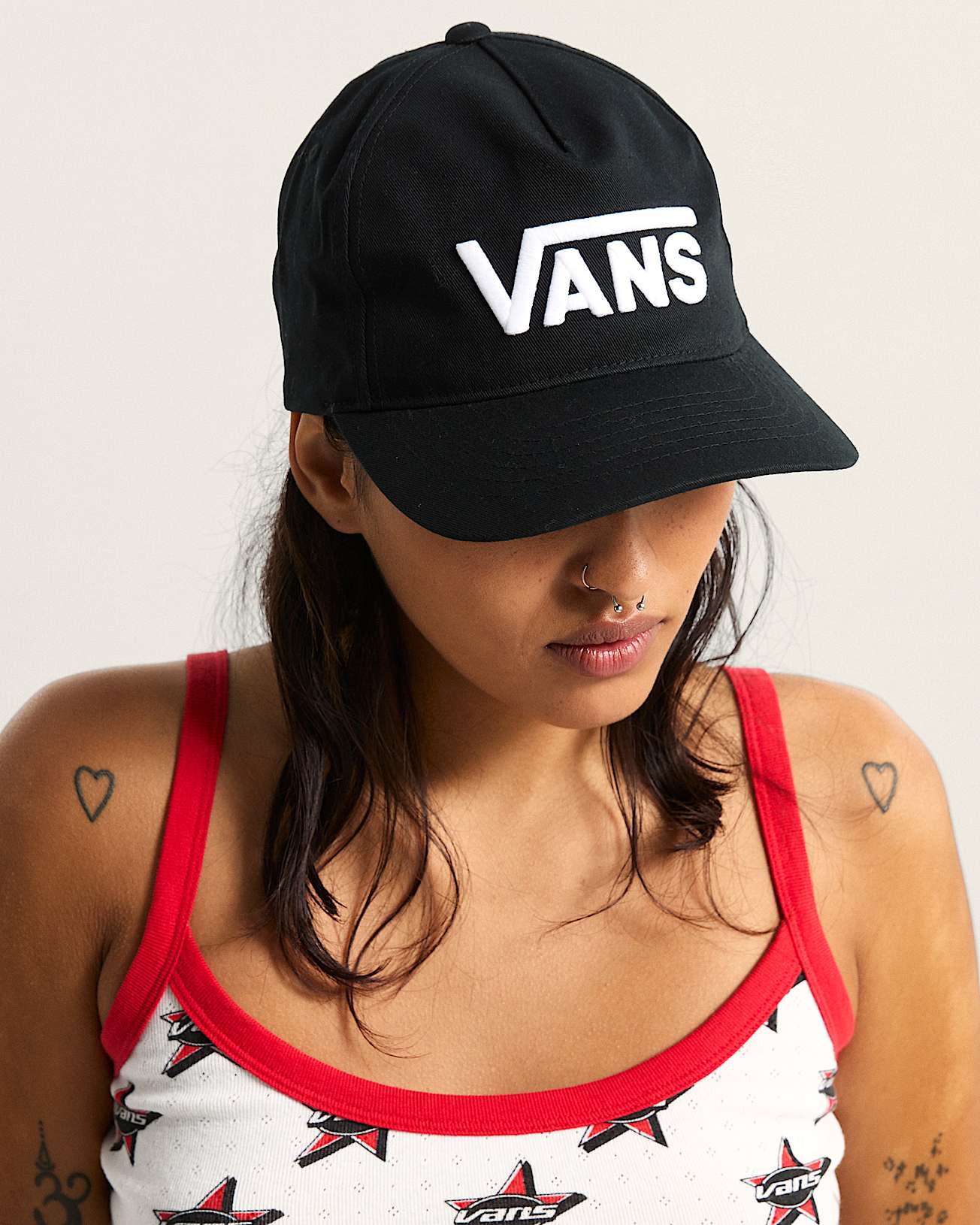 Cappellino snapback con logo Drop V VANS Nero ALT3