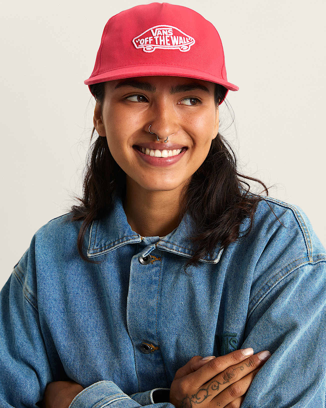 Vans Classic Snapback Hat VANS Pink ALT3