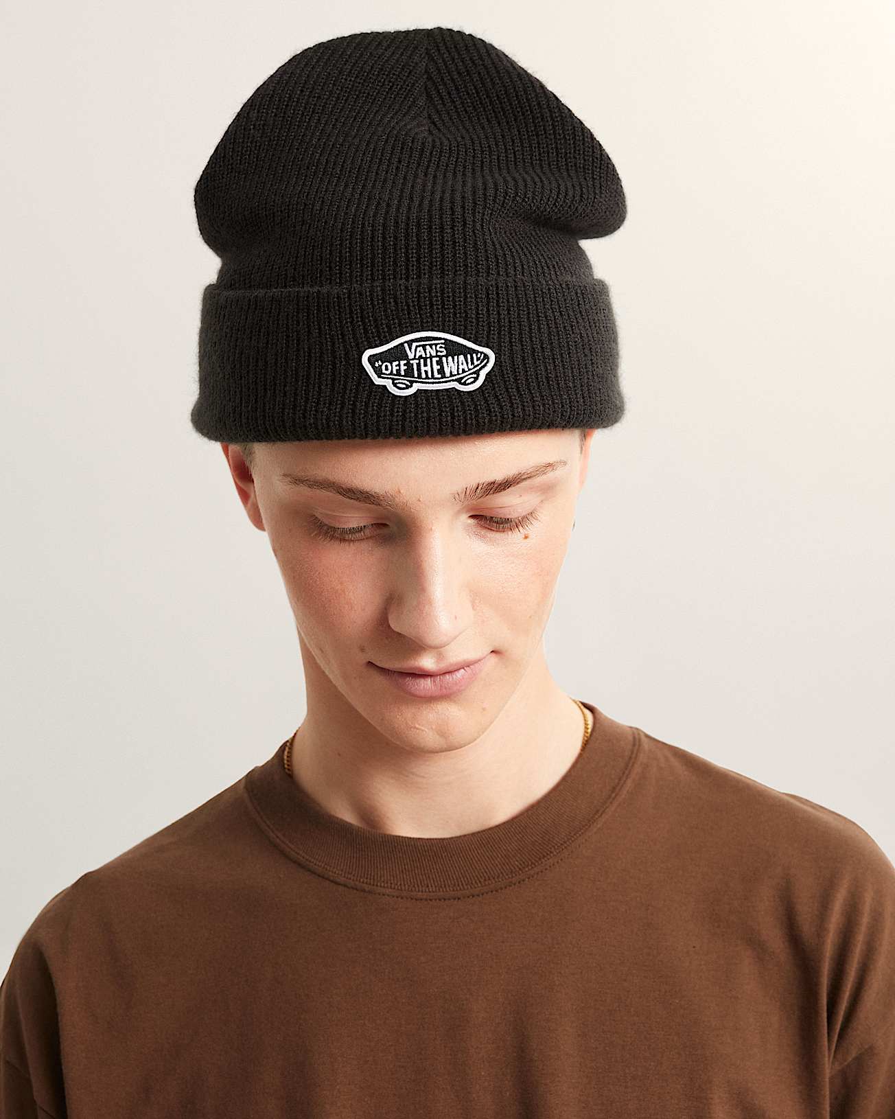 Vans Classic Beanie mit Umschlag VANS Schwarz ALT3