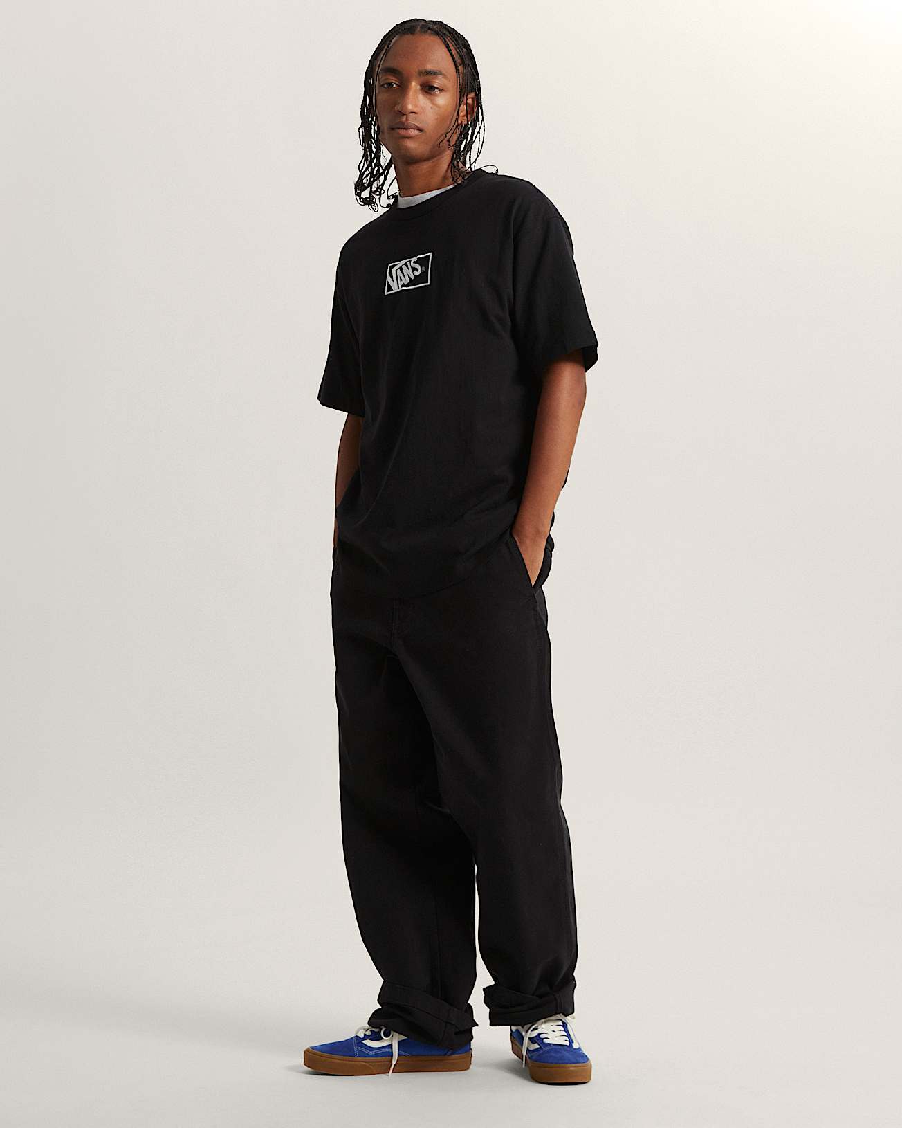 Blocked Box Loose TShirt VANS Black ALT4