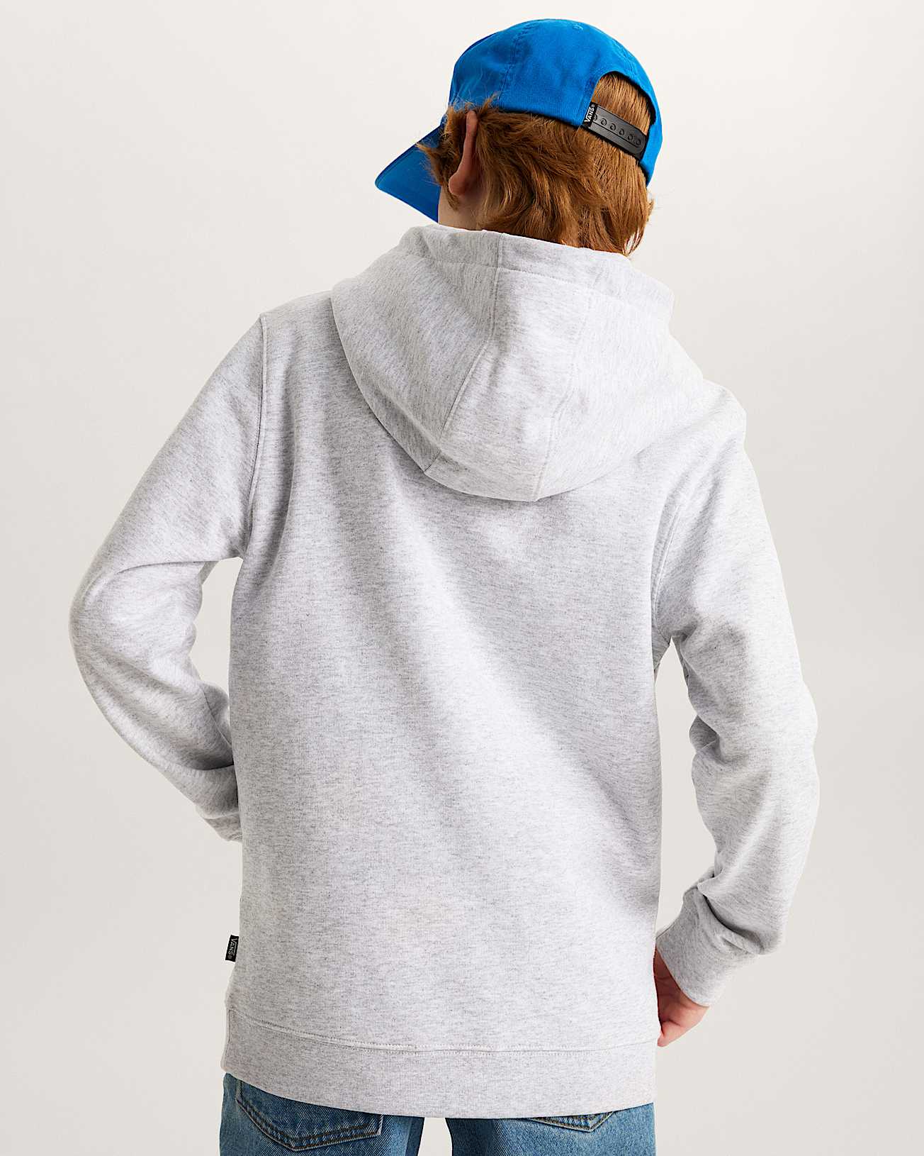 Sweat  capuche zipp By Blocked Box Enfant 814 ans VANS Gris ALT3