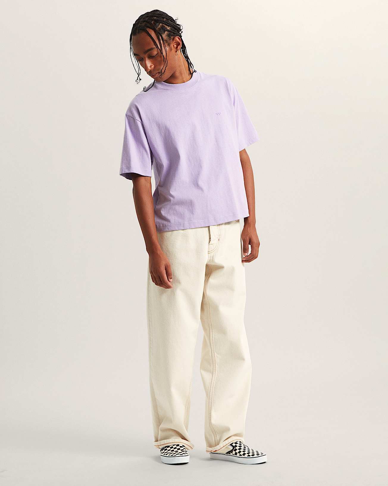 Blurred Face Short TShirt VANS Lilac ALT4